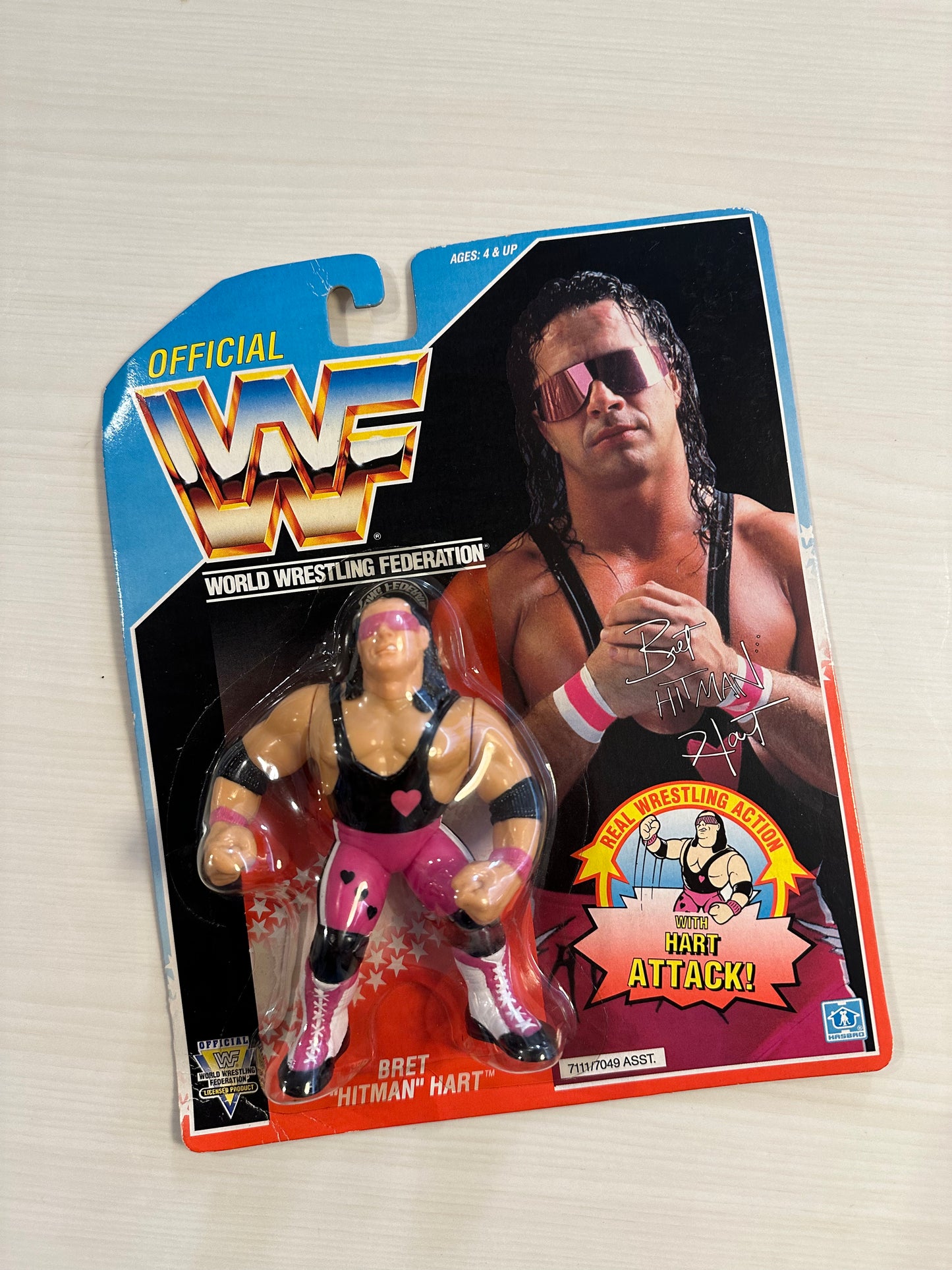 Bret the Hitman Hart Series 4 WWF Hasbro