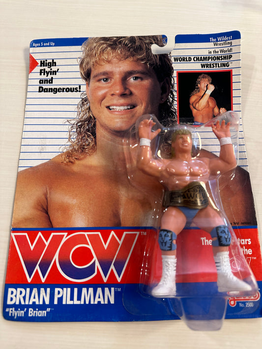 Brian Pillman WCW Galoob Blue Trunks UK Exclusive