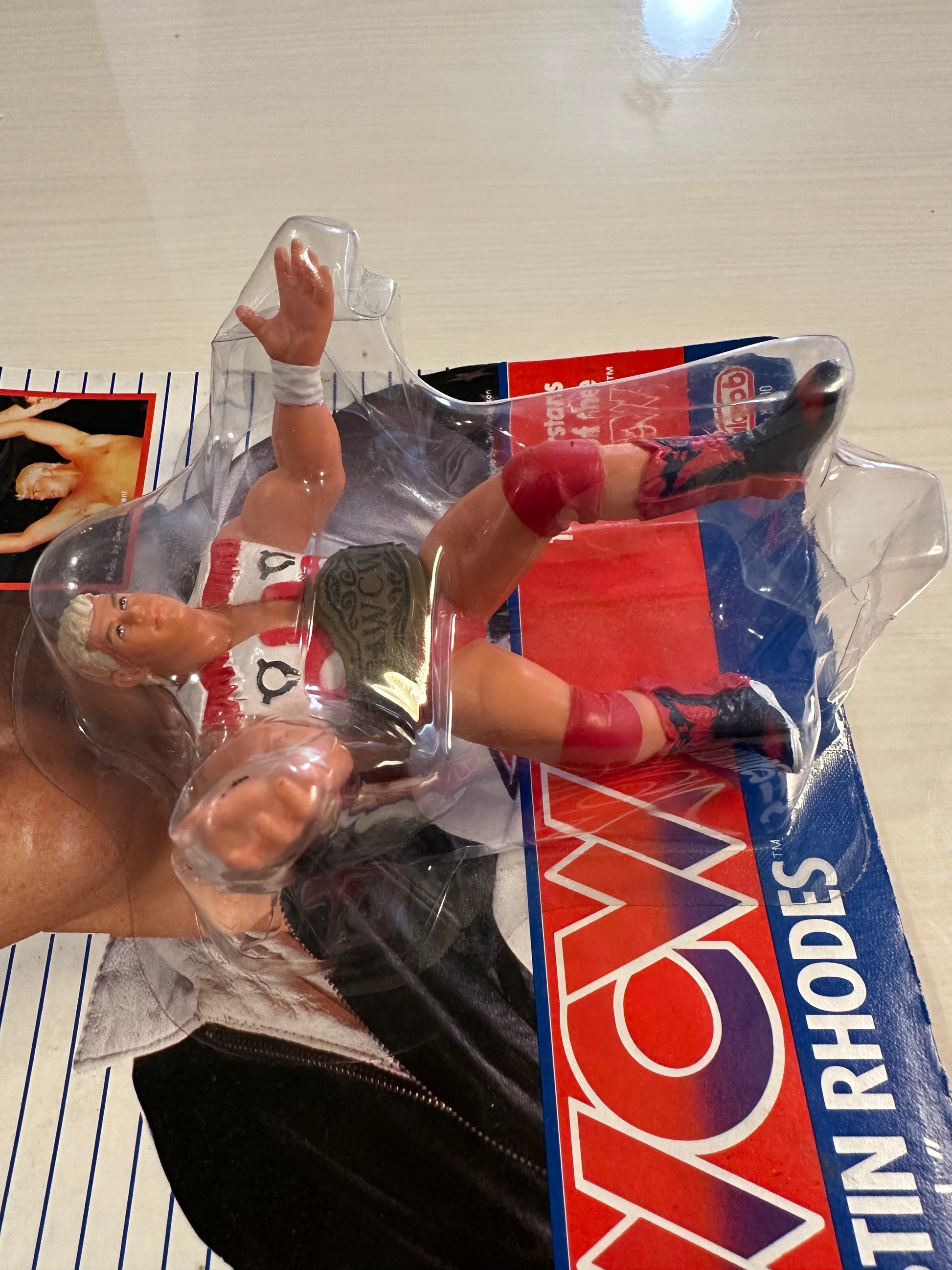Custom Dustin Rhodes Dustin Rhodes WCW Galoob UK Exclusive – retrofigure
