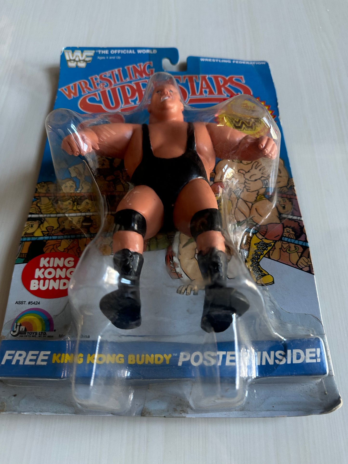King Kong Bundy WWF LJN MOC figure