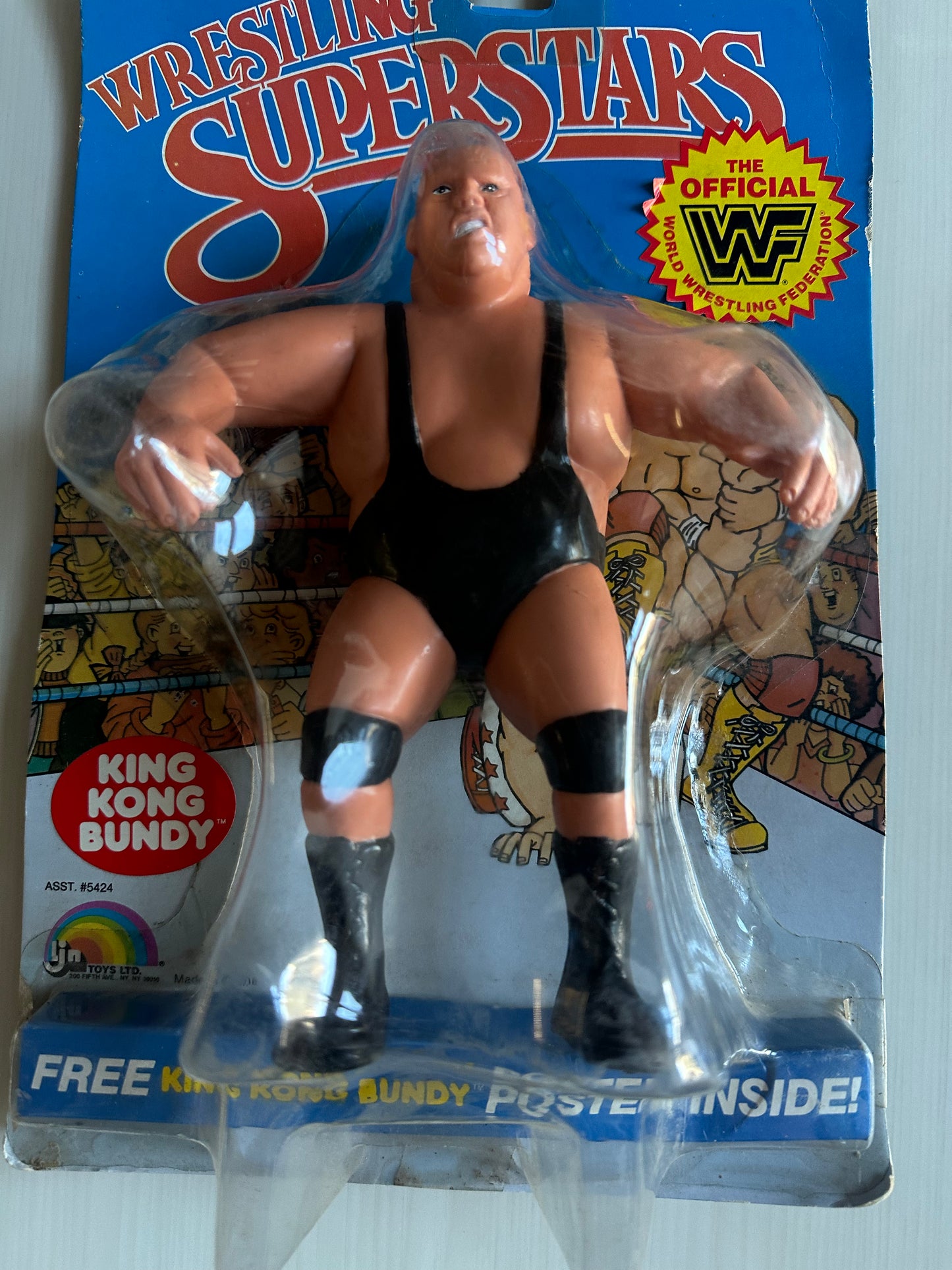 King Kong Bundy WWF LJN MOC figure
