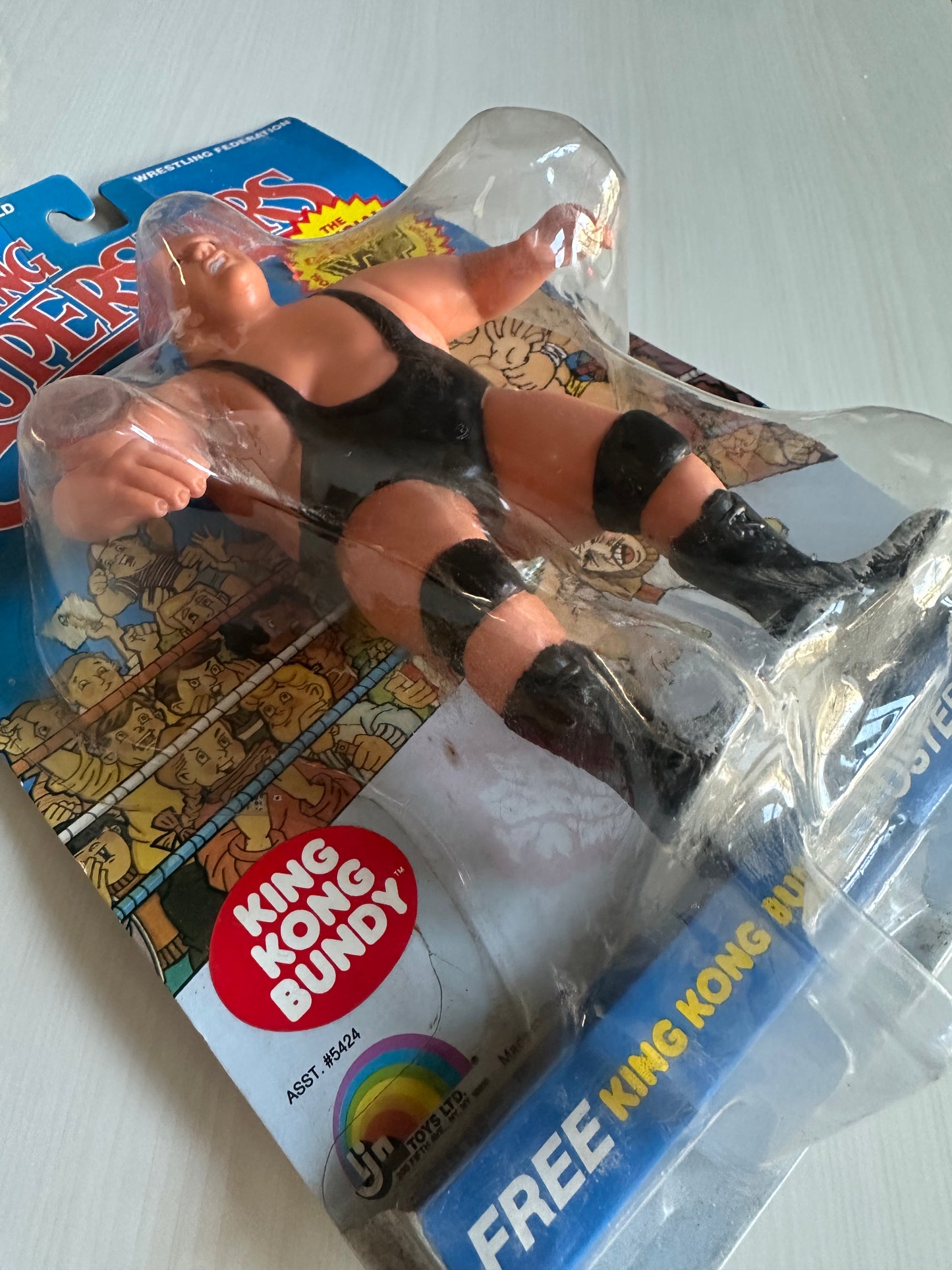 King Kong Bundy WWF LJN MOC figure