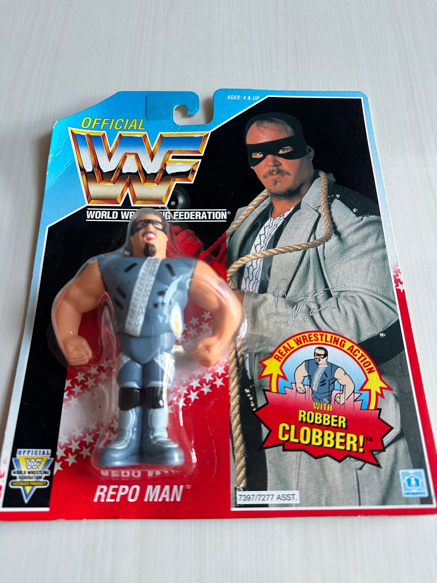 Repo Man Series 6 WWF Hasbro MOC figure