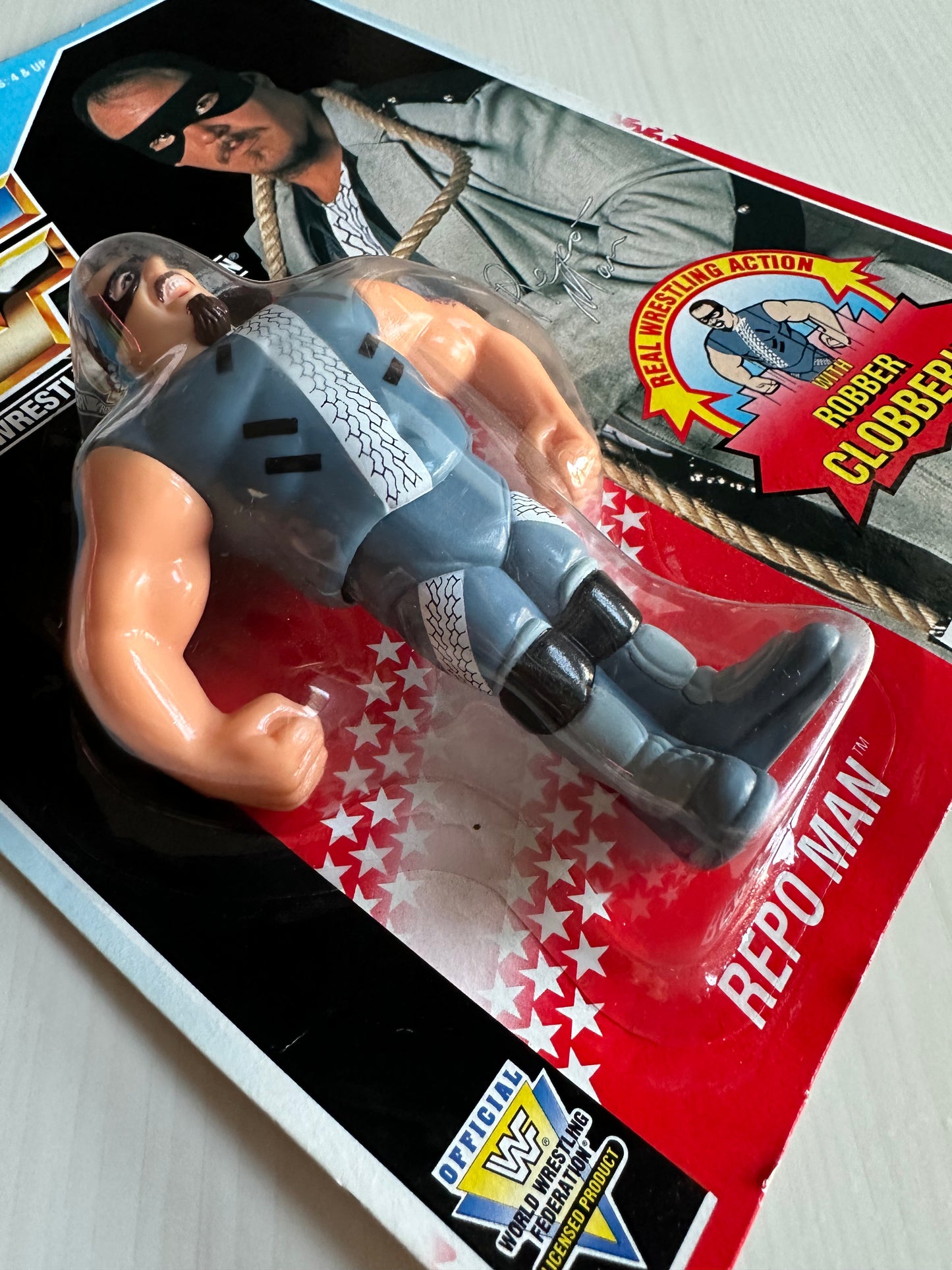 Repo Man Series 6 WWF Hasbro MOC figure