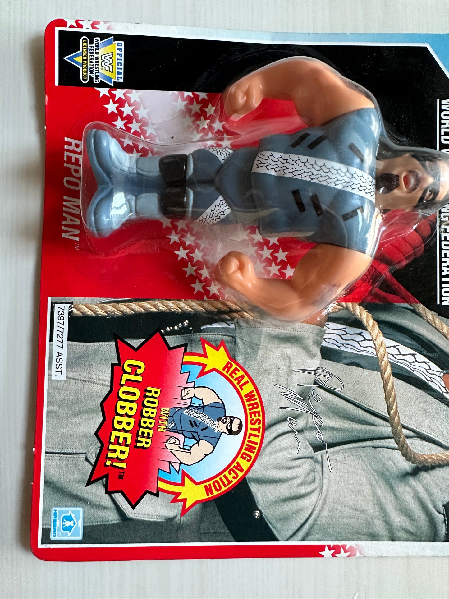 Repo Man Series 6 WWF Hasbro MOC figure