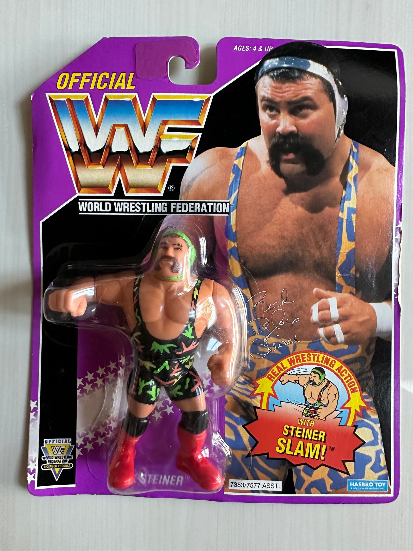 Rick Steiner Series 9 WWF Hasbro MOC figure