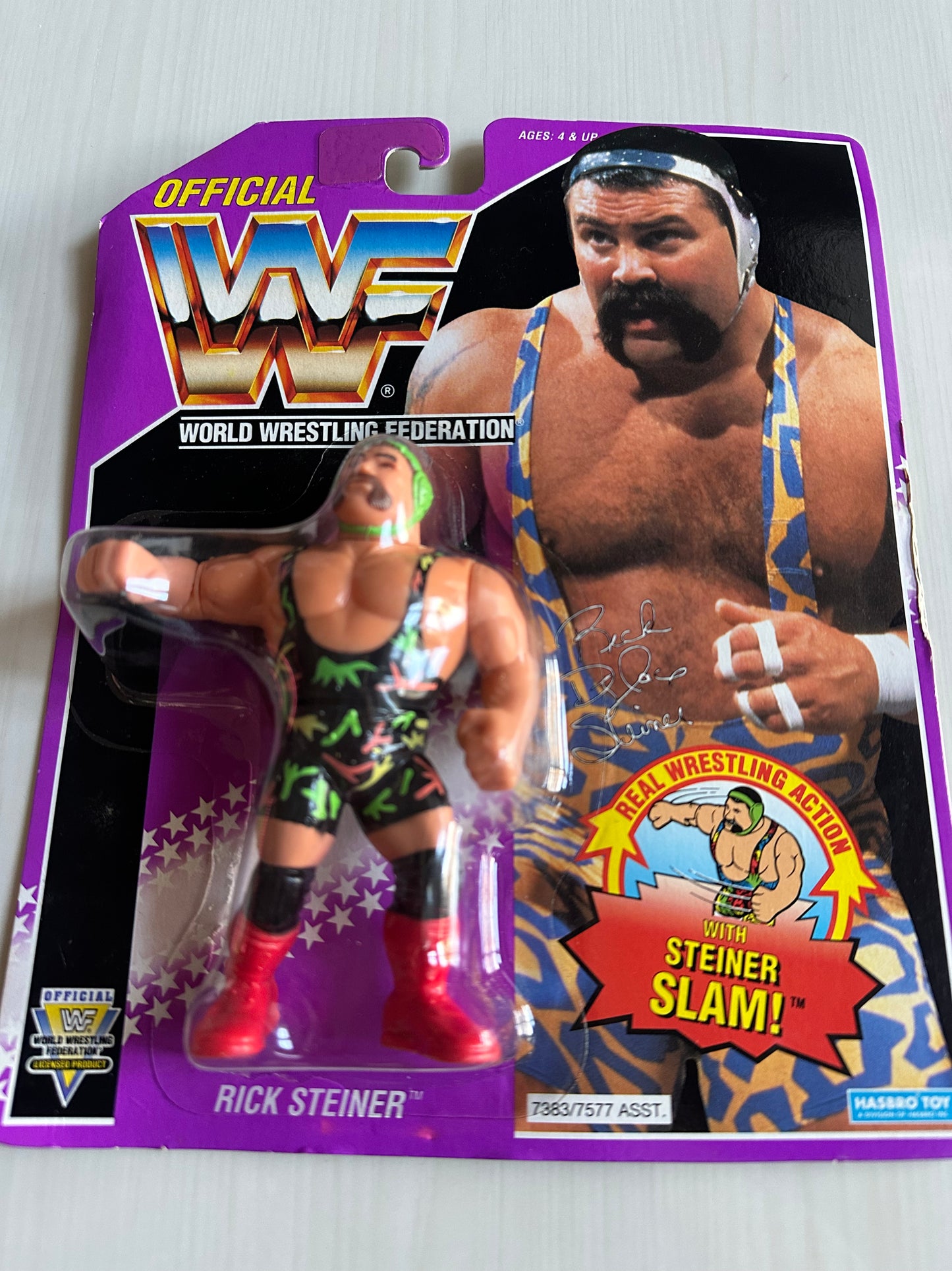Rick Steiner Series 9 WWF Hasbro MOC figure