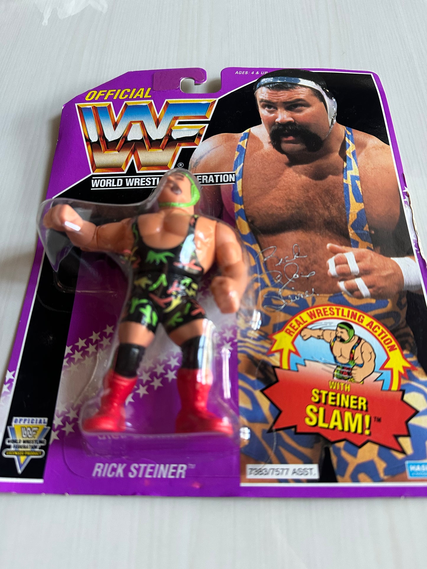 Rick Steiner Series 9 WWF Hasbro MOC figure