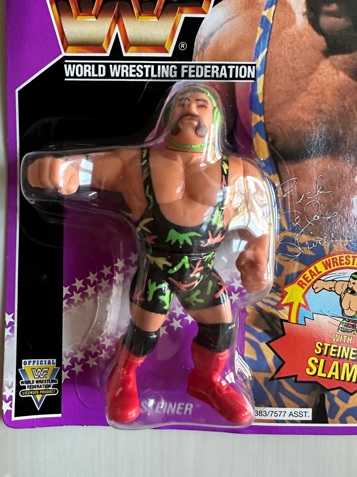 Rick Steiner Series 9 WWF Hasbro MOC figure
