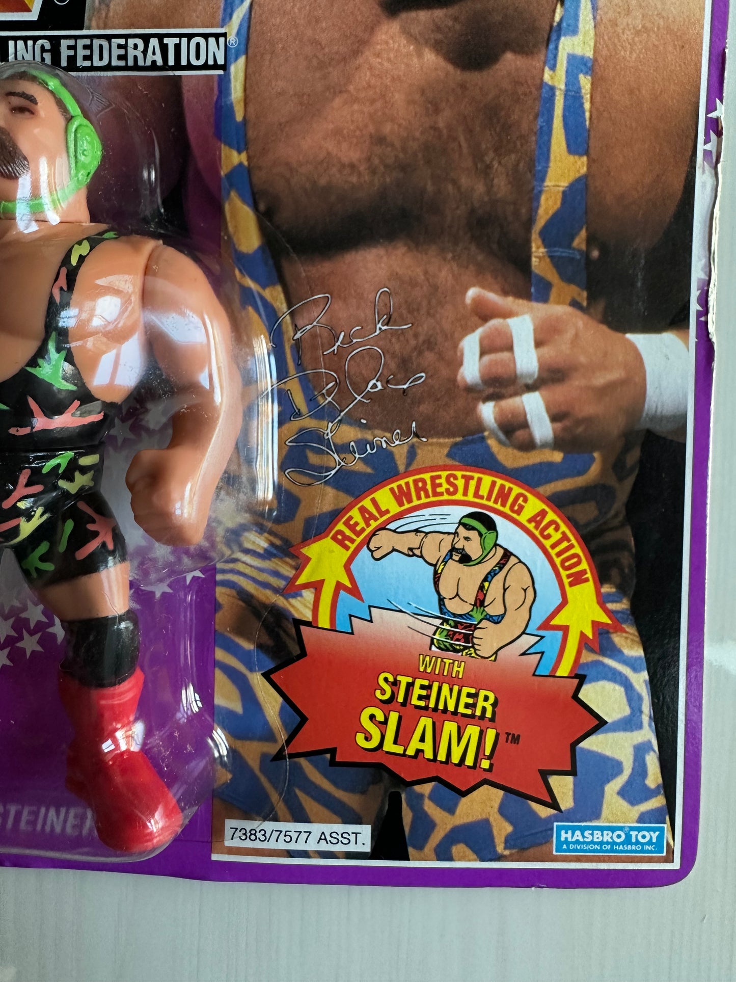 Rick Steiner Series 9 WWF Hasbro MOC figure