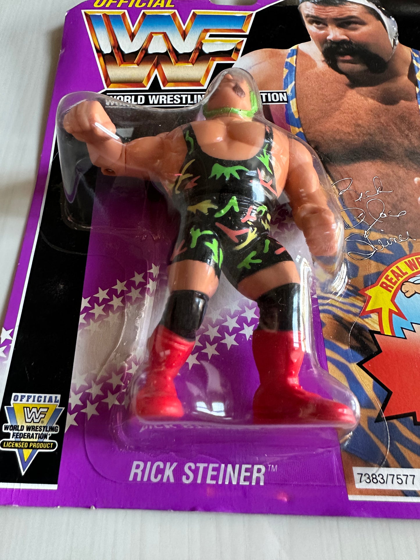 Rick Steiner Series 9 WWF Hasbro MOC figure