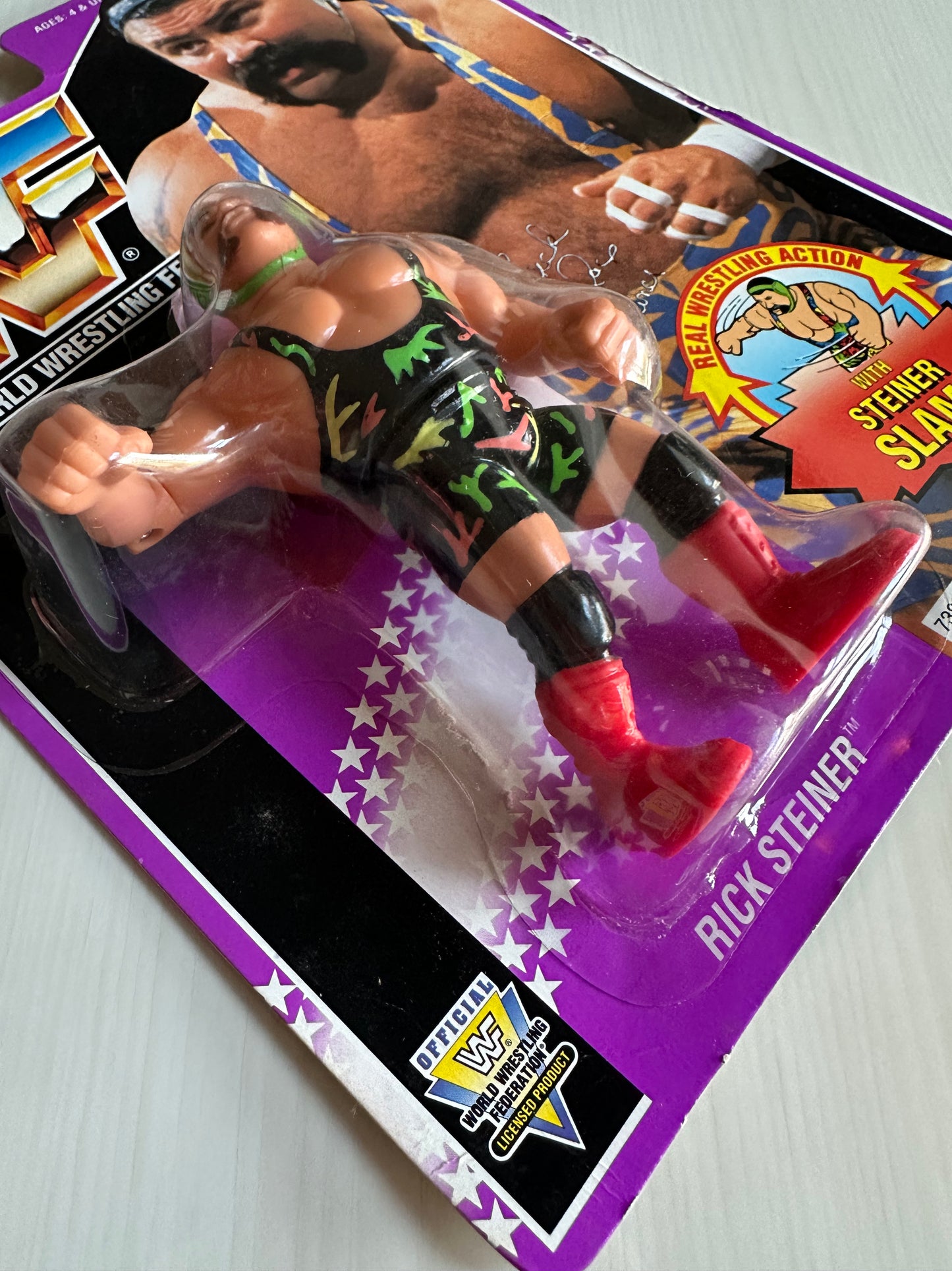 Rick Steiner Series 9 WWF Hasbro MOC figure