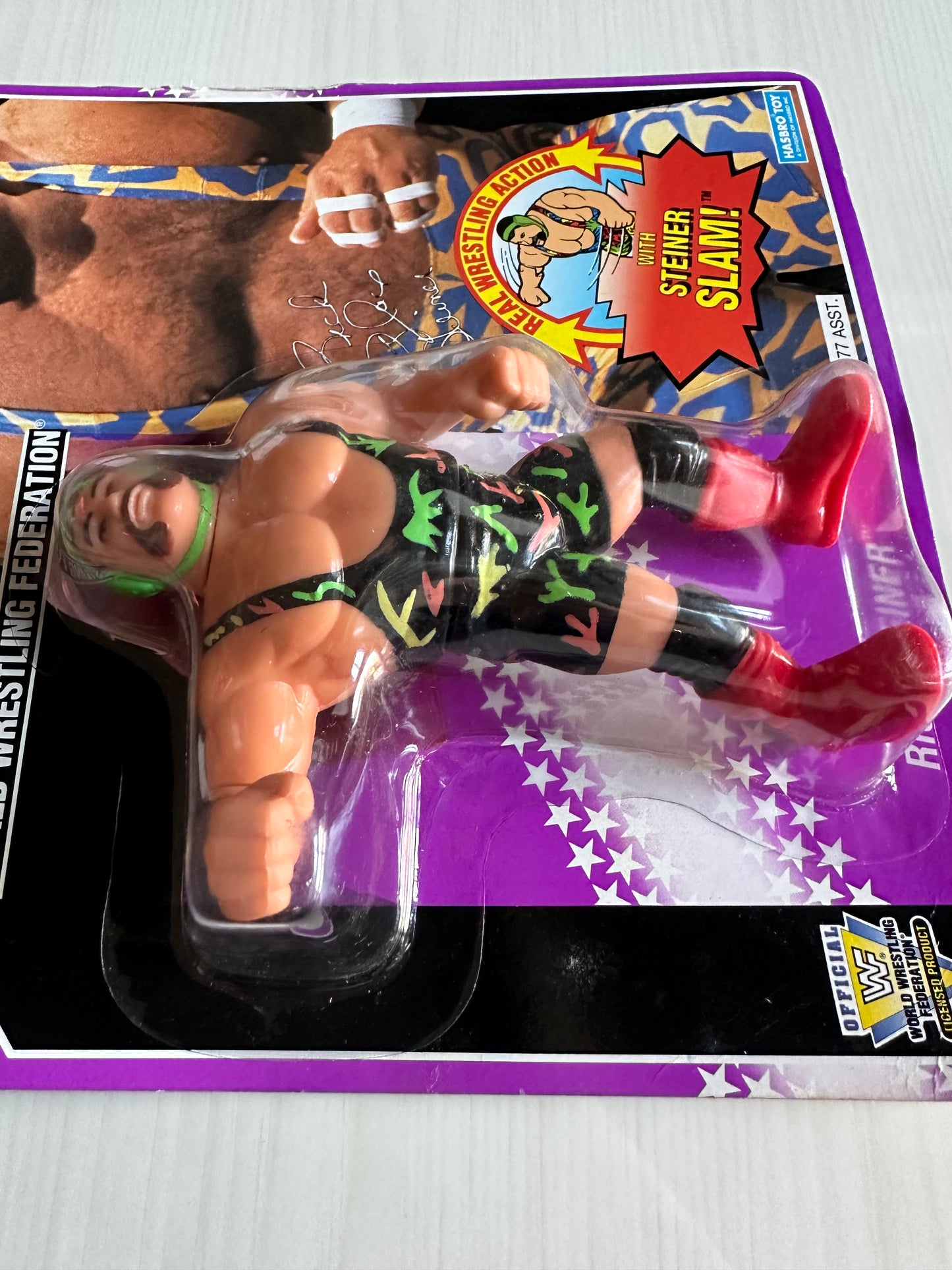 Rick Steiner Series 9 WWF Hasbro MOC figure