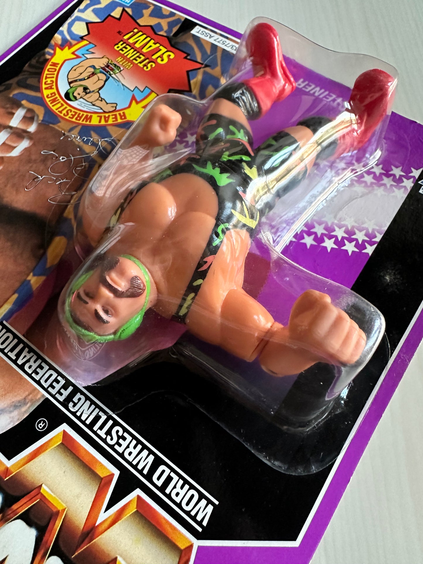 Rick Steiner Series 9 WWF Hasbro MOC figure