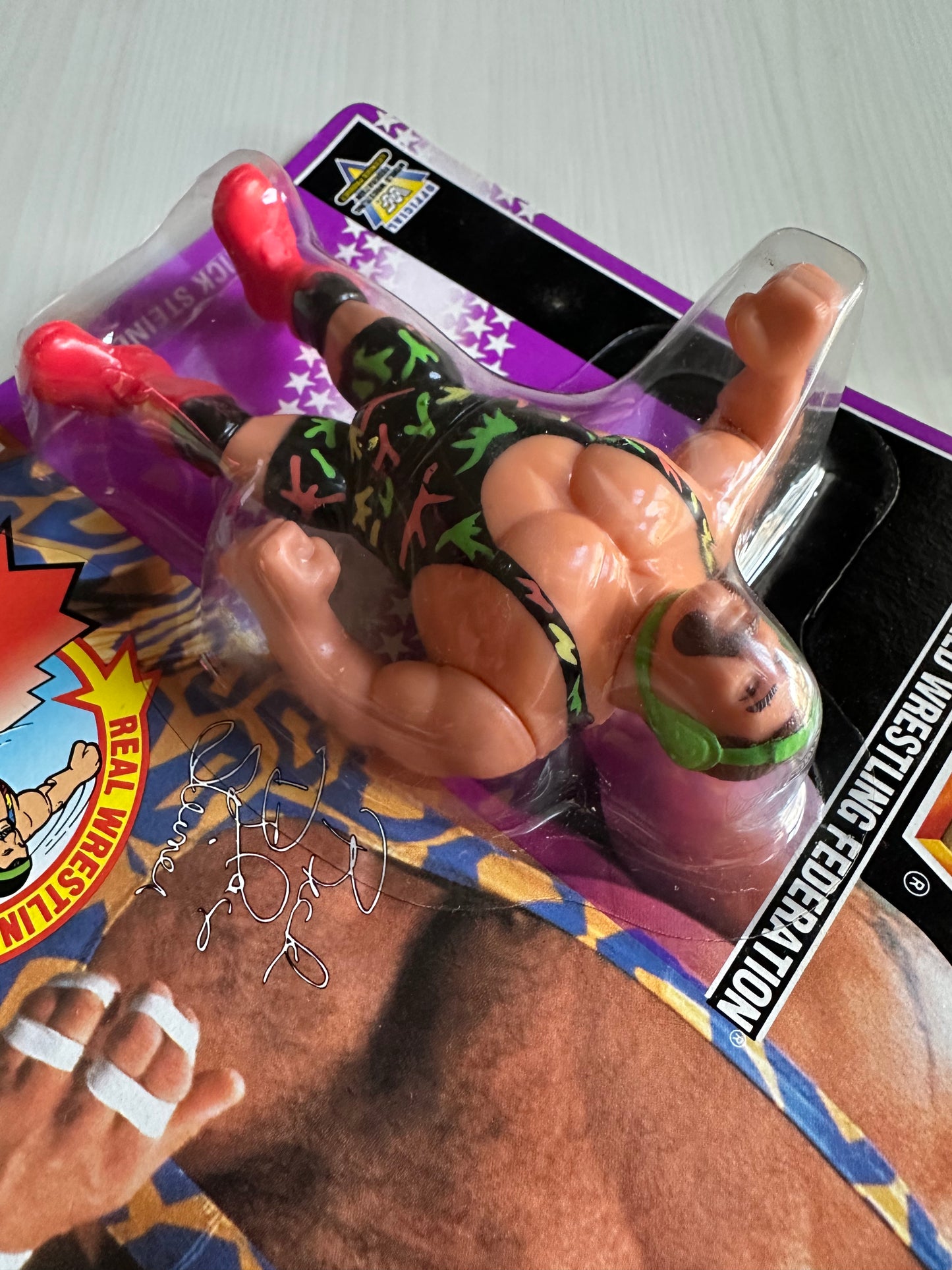 Rick Steiner Series 9 WWF Hasbro MOC figure