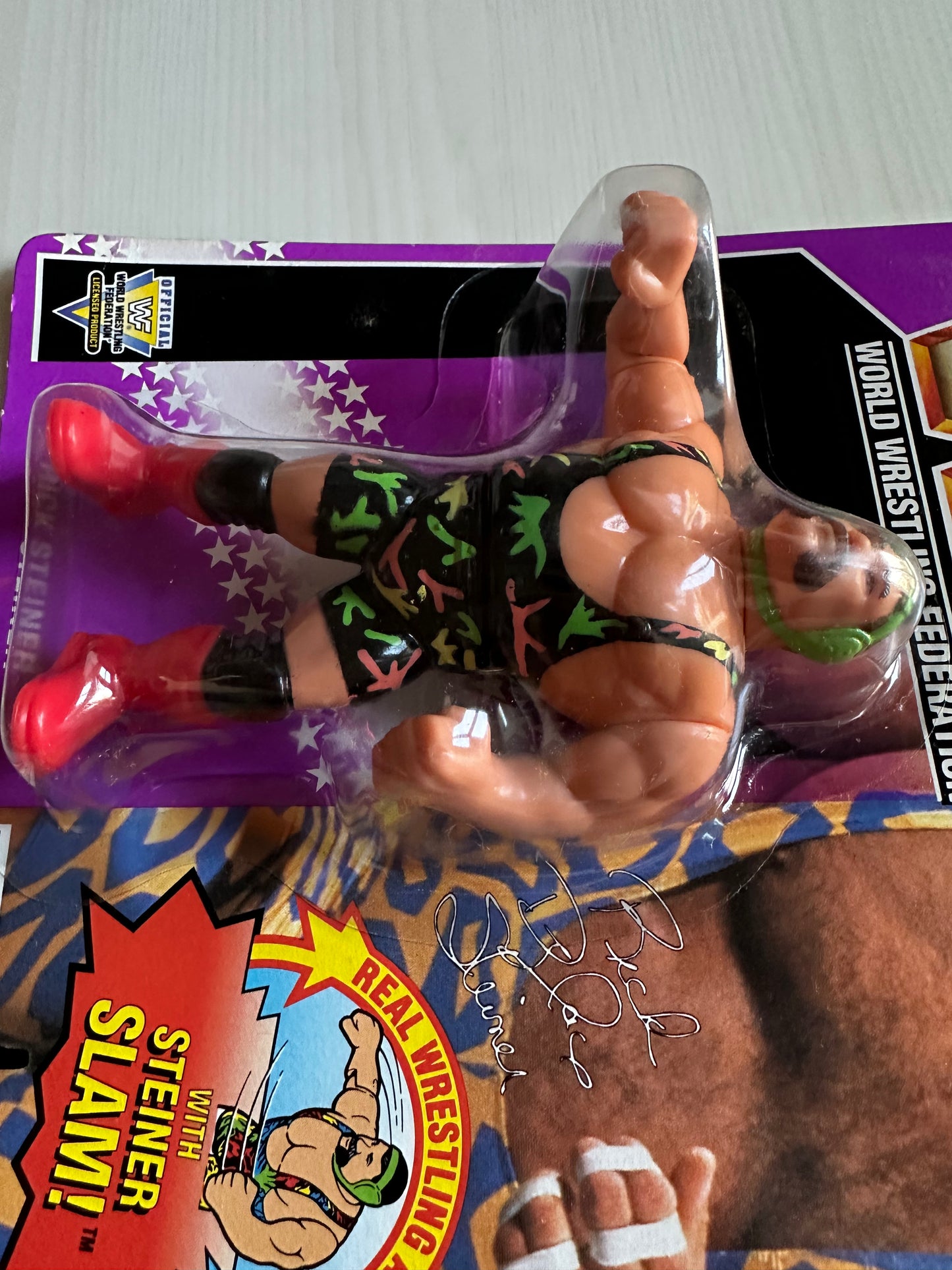 Rick Steiner Series 9 WWF Hasbro MOC figure