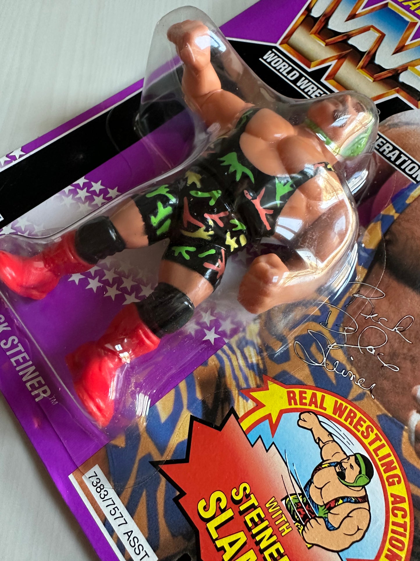Rick Steiner Series 9 WWF Hasbro MOC figure