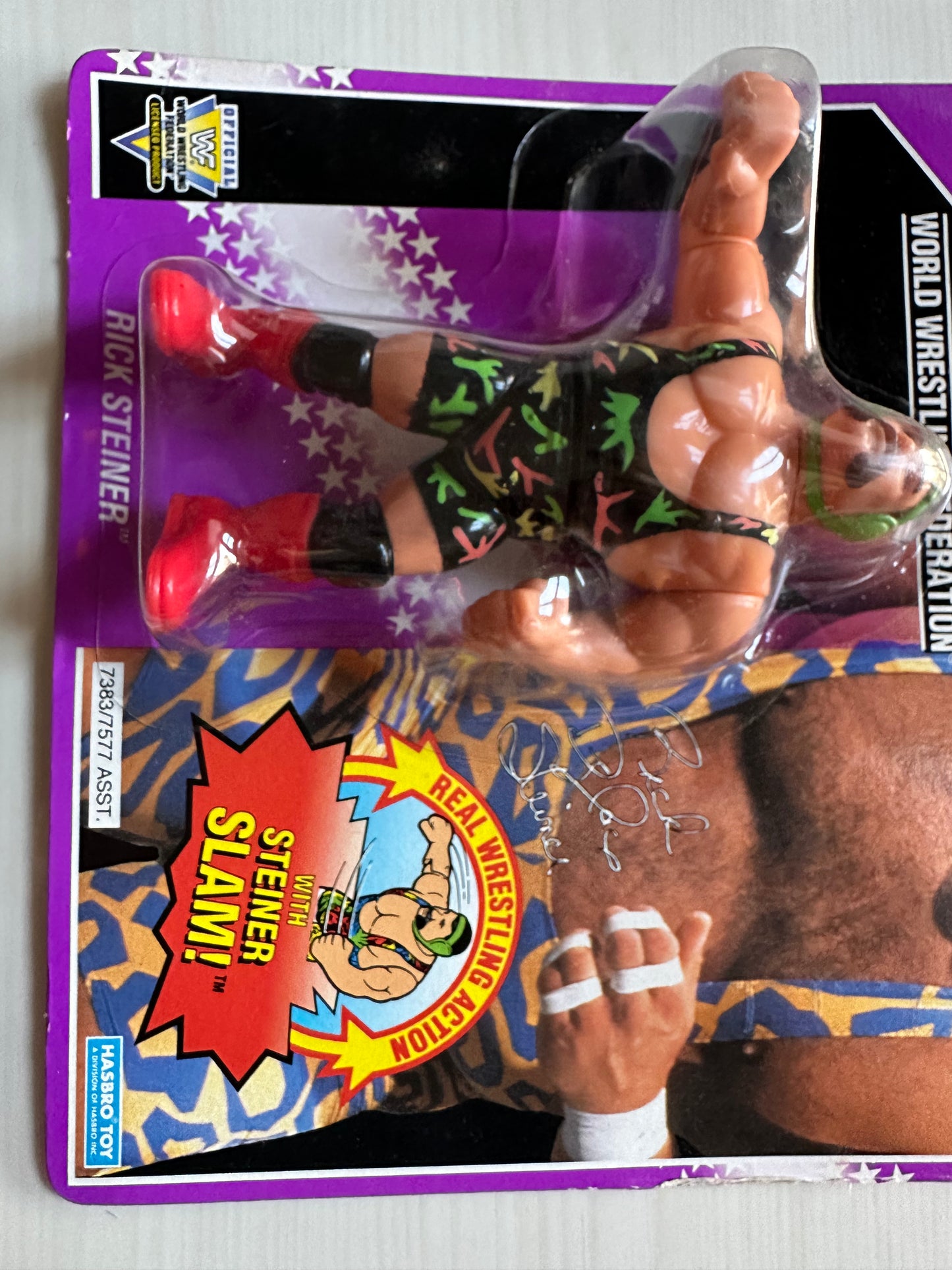 Rick Steiner Series 9 WWF Hasbro MOC figure