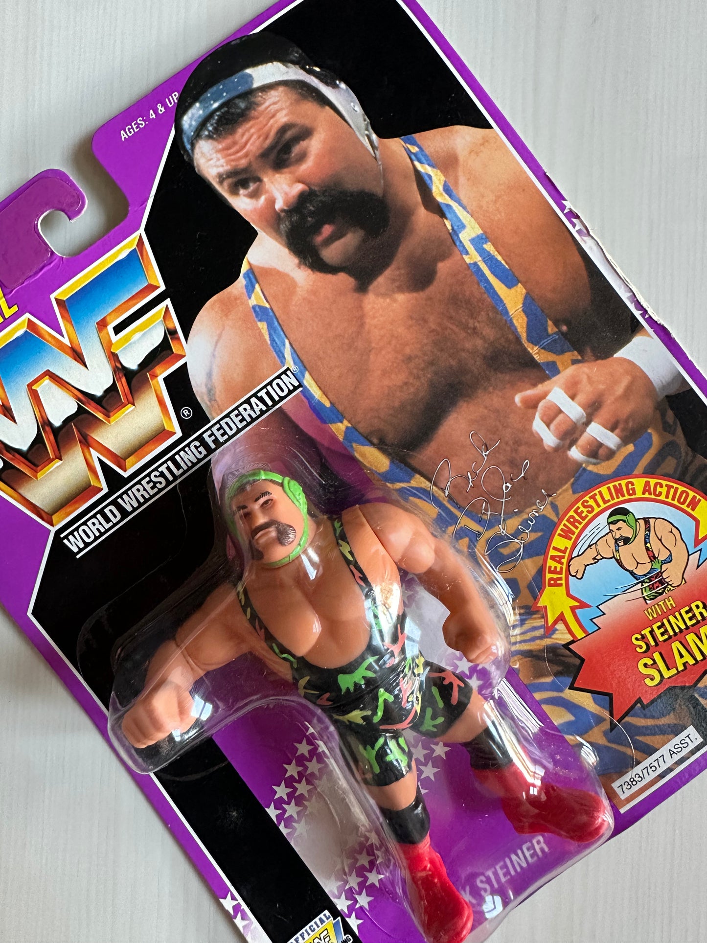 Rick Steiner Series 9 WWF Hasbro MOC figure