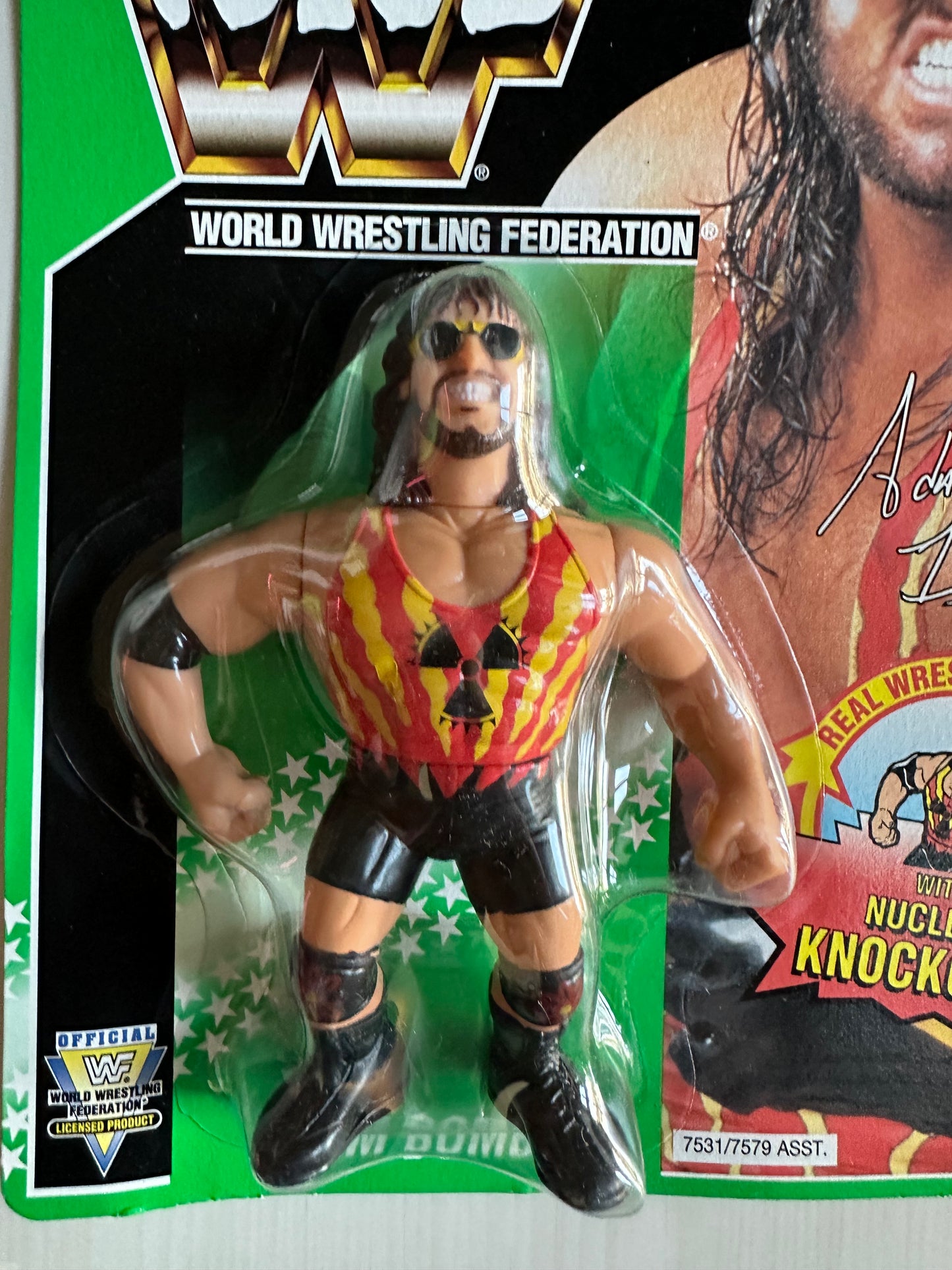 Adam Bomb Series 11 WWF Hasbro MOC figure