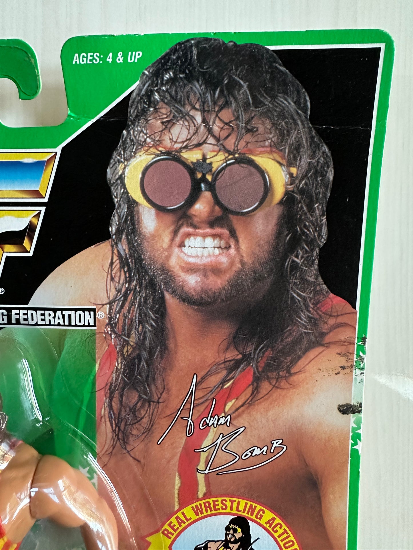 Adam Bomb Series 11 WWF Hasbro MOC figure