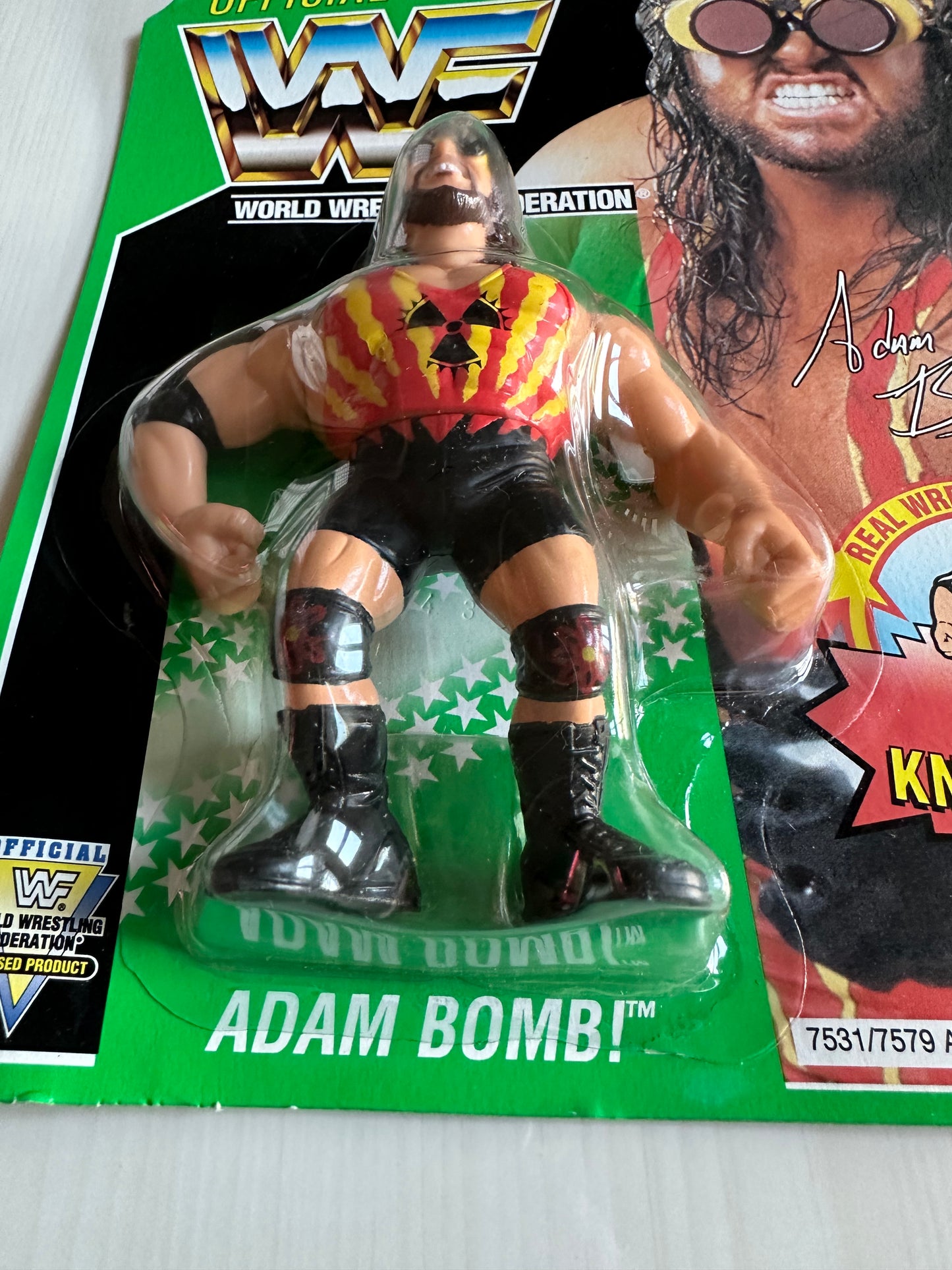Adam Bomb Series 11 WWF Hasbro MOC figure