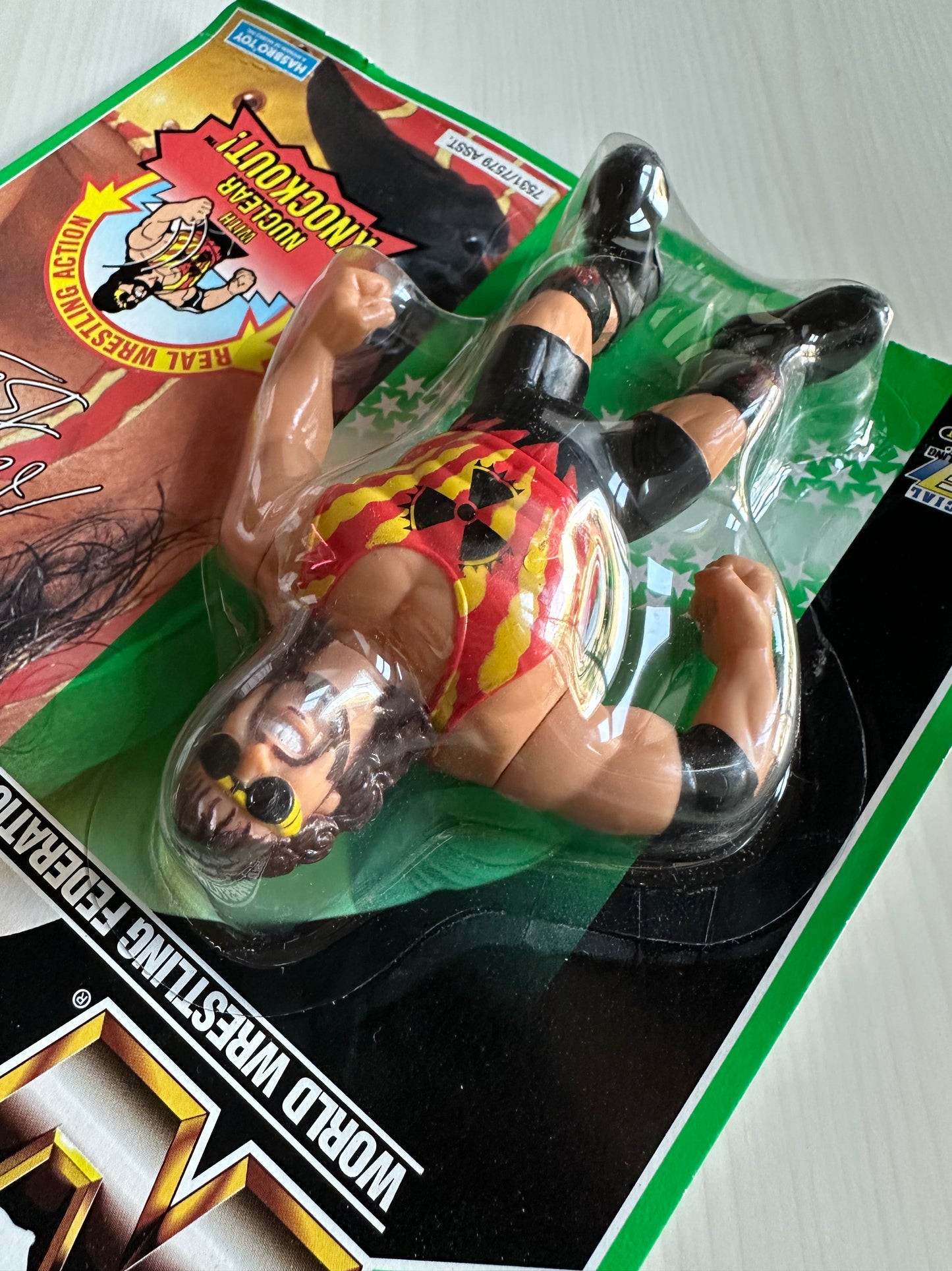 Adam Bomb Series 11 WWF Hasbro MOC figure