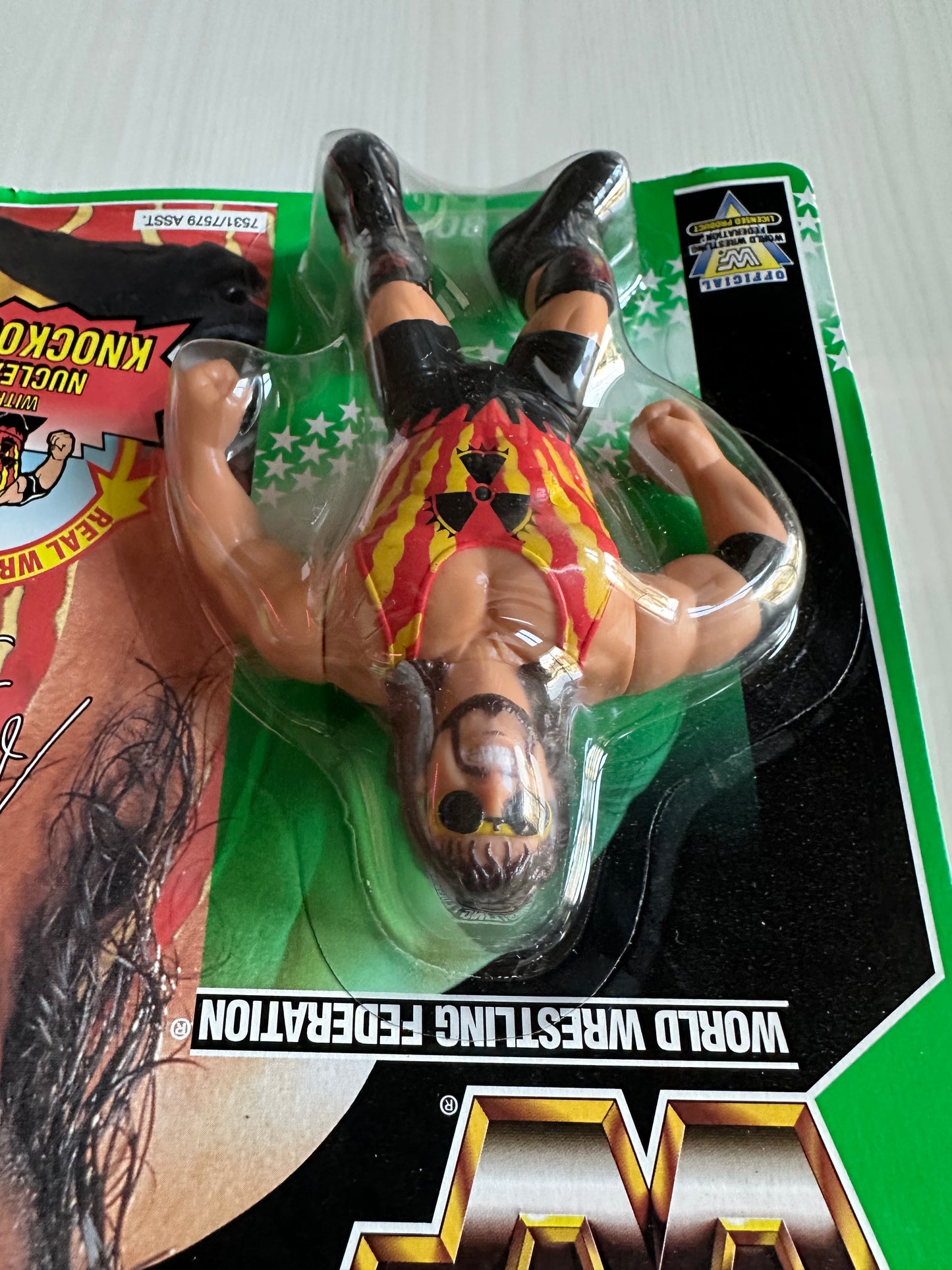 Adam Bomb Series 11 WWF Hasbro MOC figure