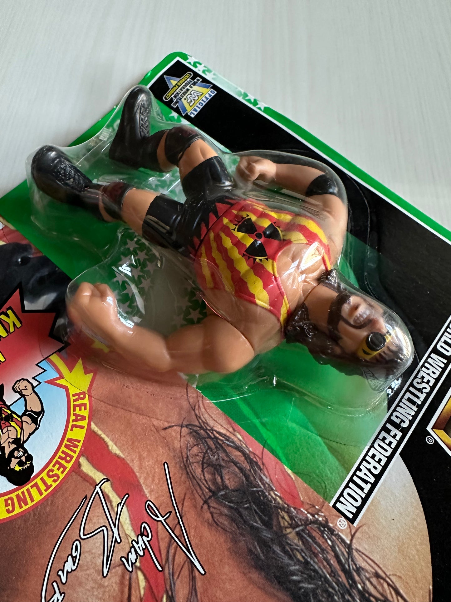 Adam Bomb Series 11 WWF Hasbro MOC figure
