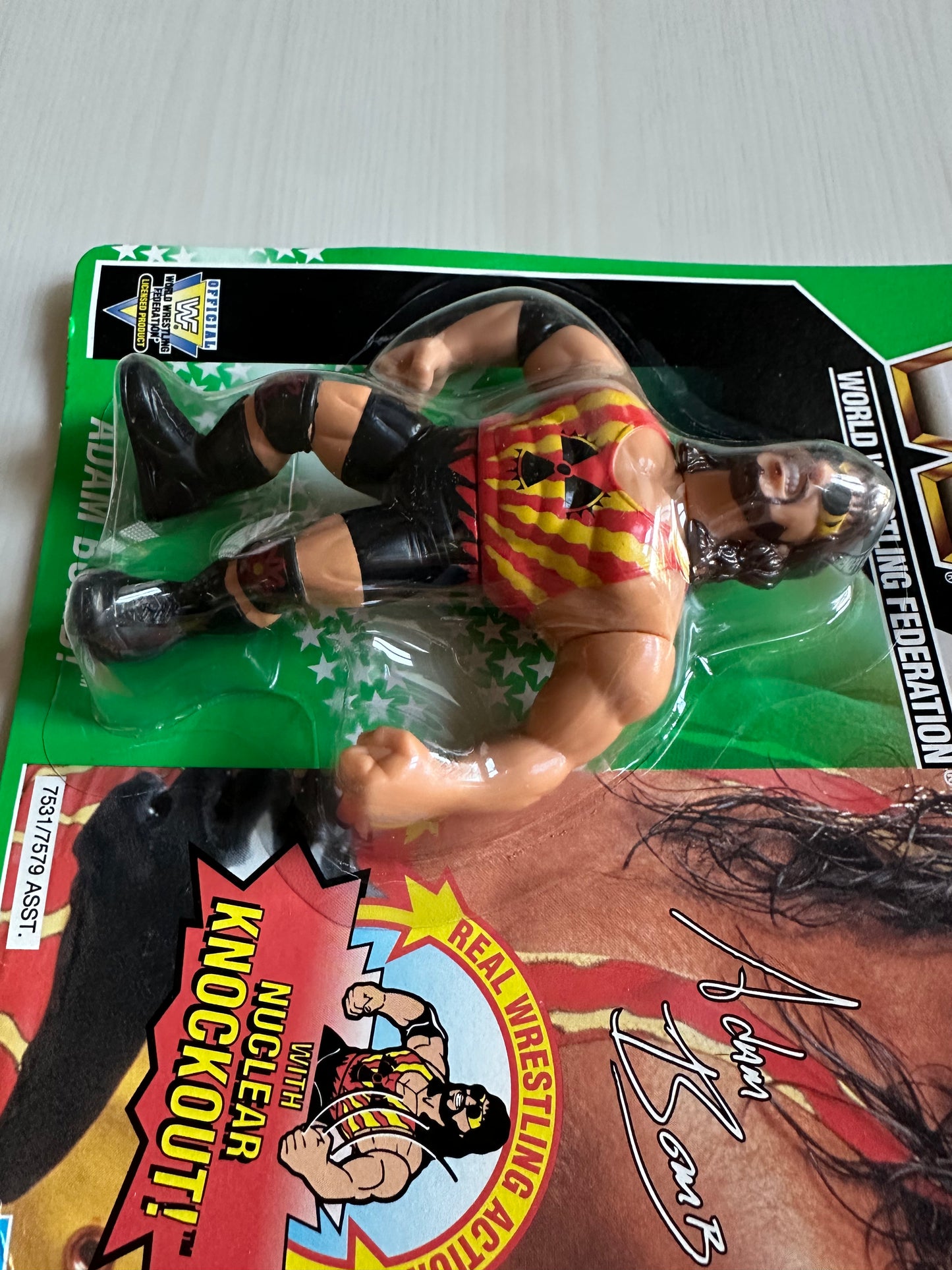 Adam Bomb Series 11 WWF Hasbro MOC figure