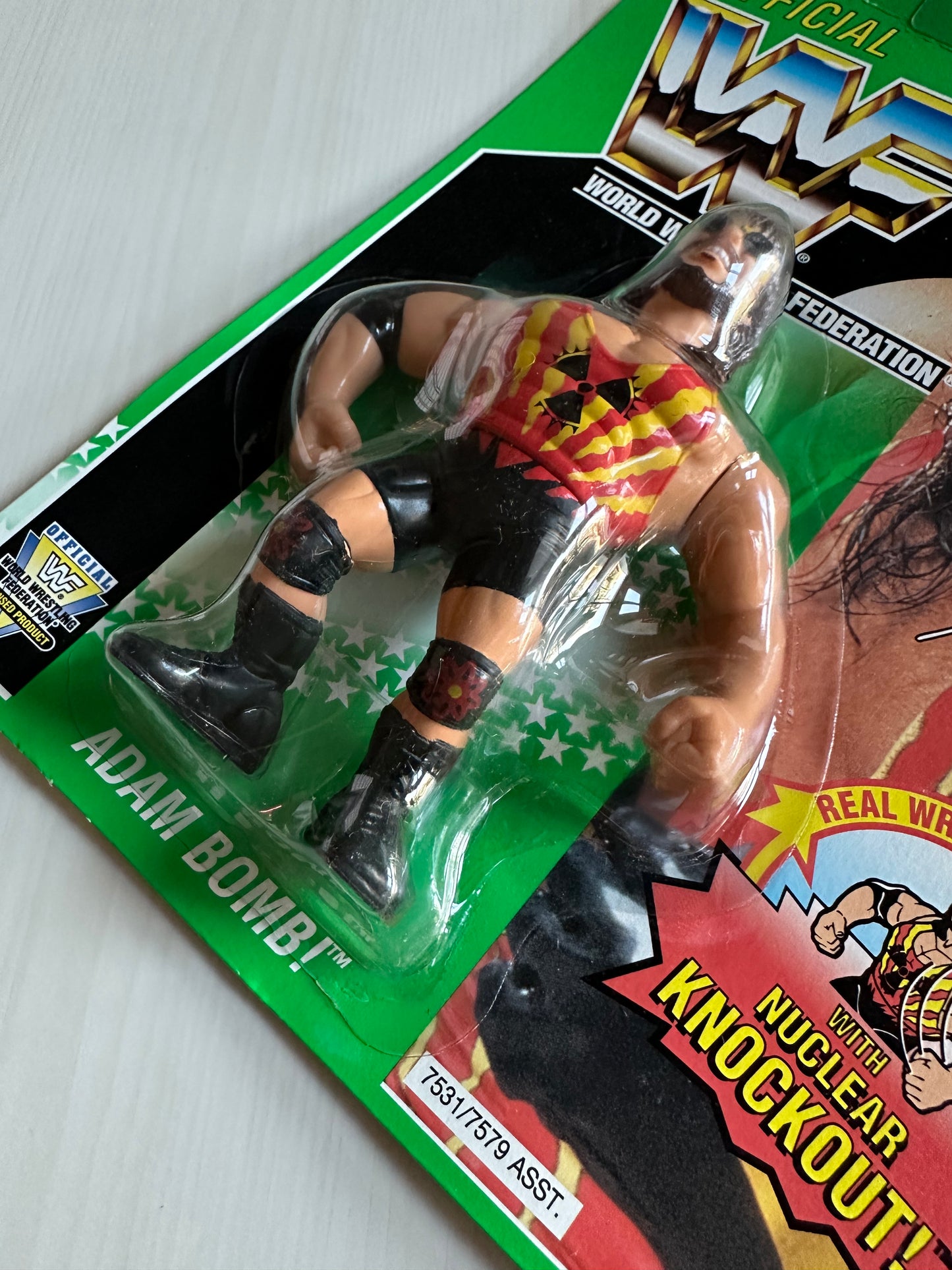 Adam Bomb Series 11 WWF Hasbro MOC figure