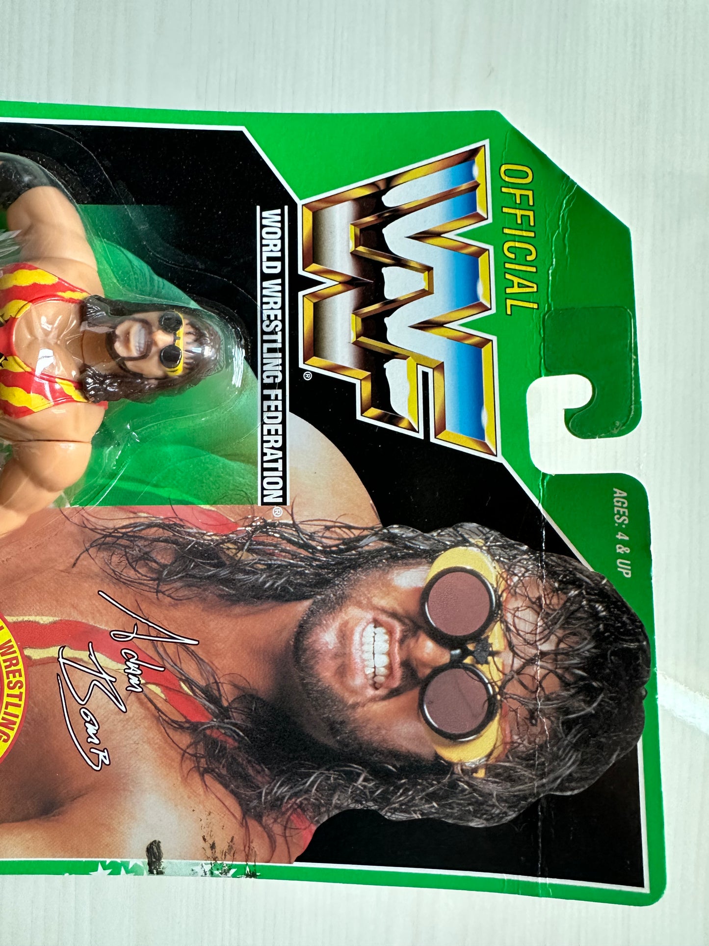 Adam Bomb Series 11 WWF Hasbro MOC figure