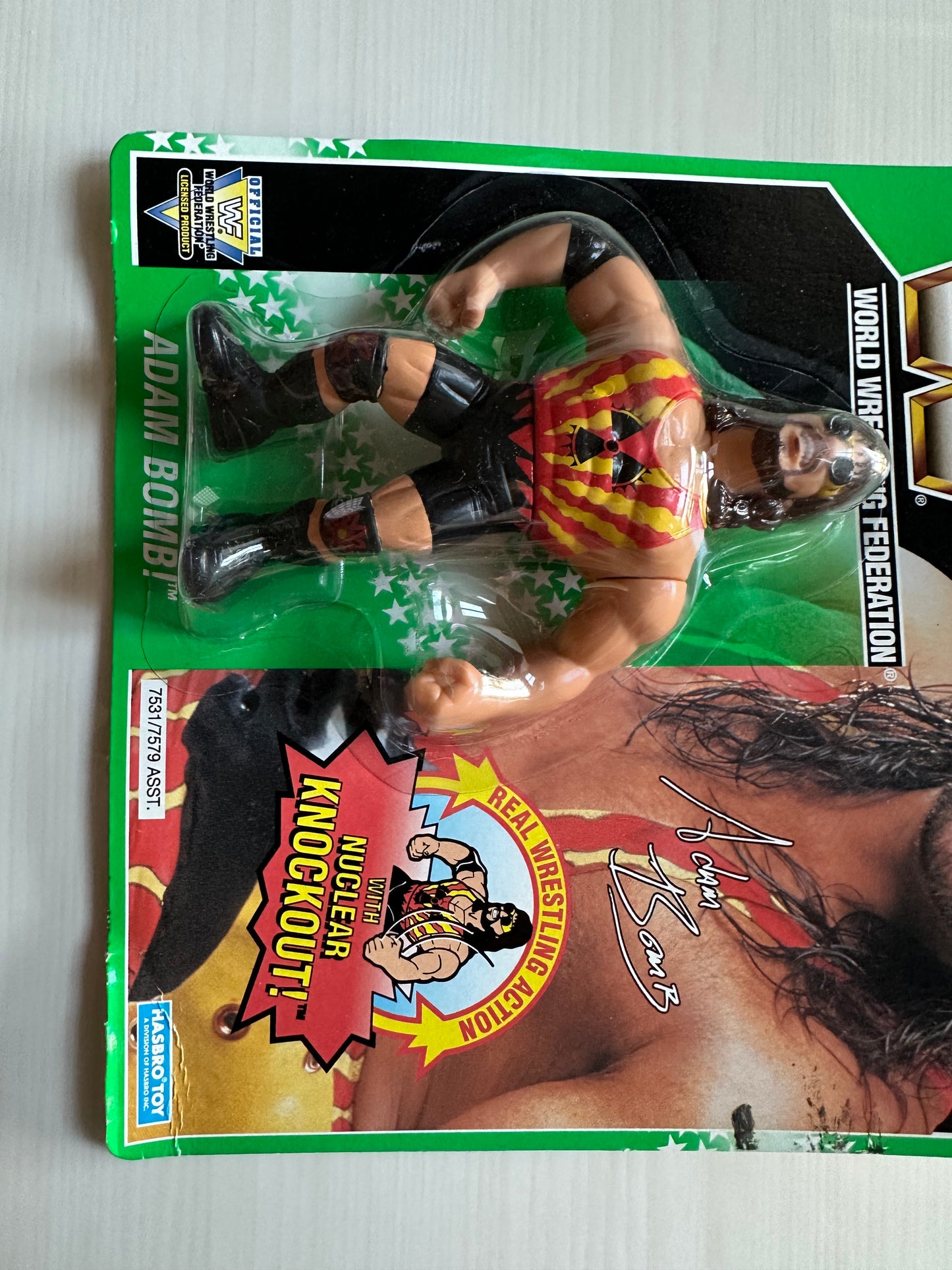 Adam Bomb Series 11 WWF Hasbro MOC figure