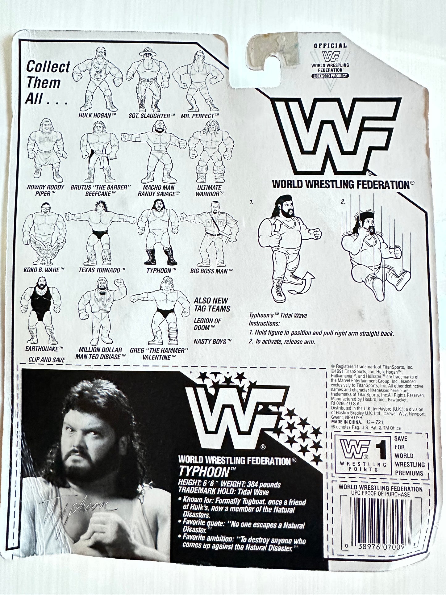 Typhoon Series 3 WWF Hasbro