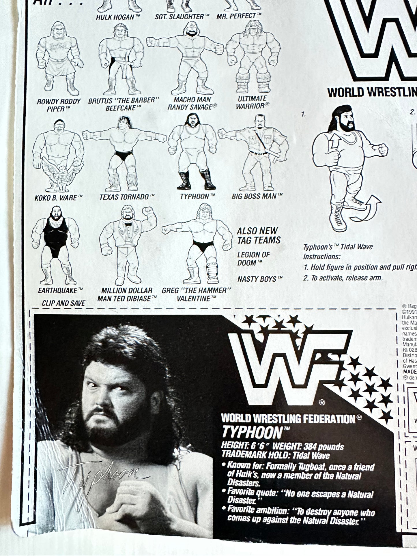 Typhoon Series 3 WWF Hasbro