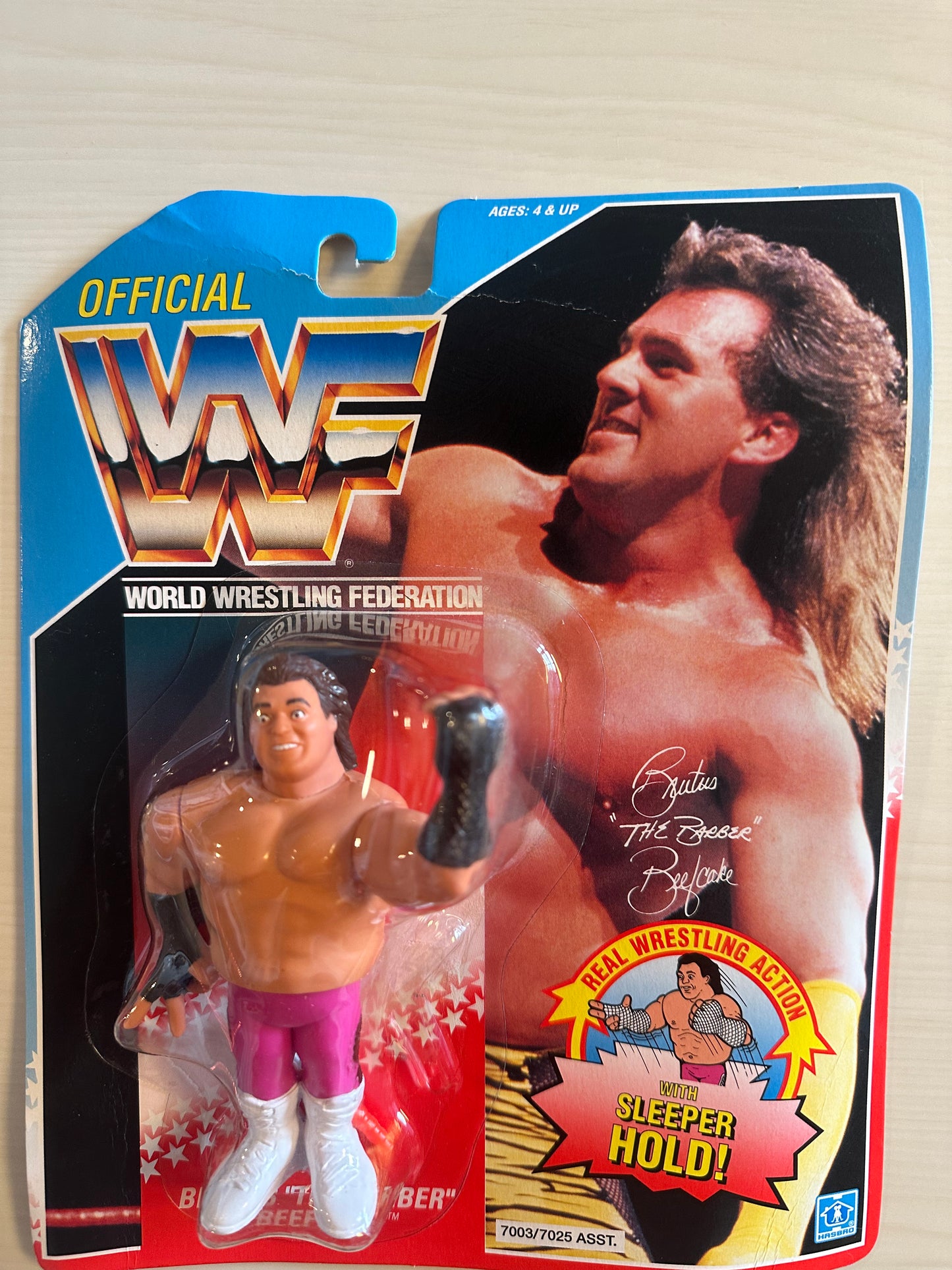 Brutus the Barber Beefcake Series 1 WWF Hasbro