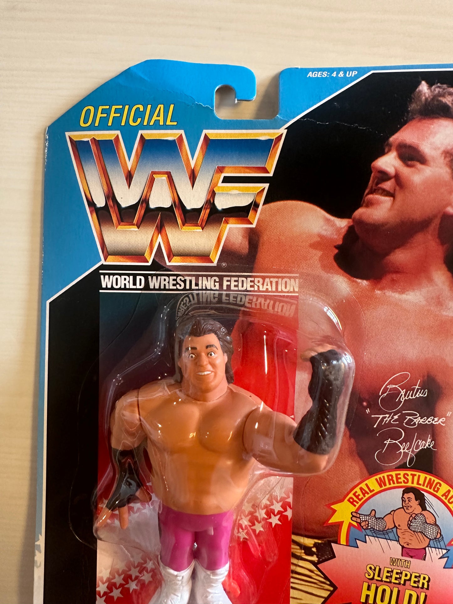 Brutus the Barber Beefcake Series 1 WWF Hasbro