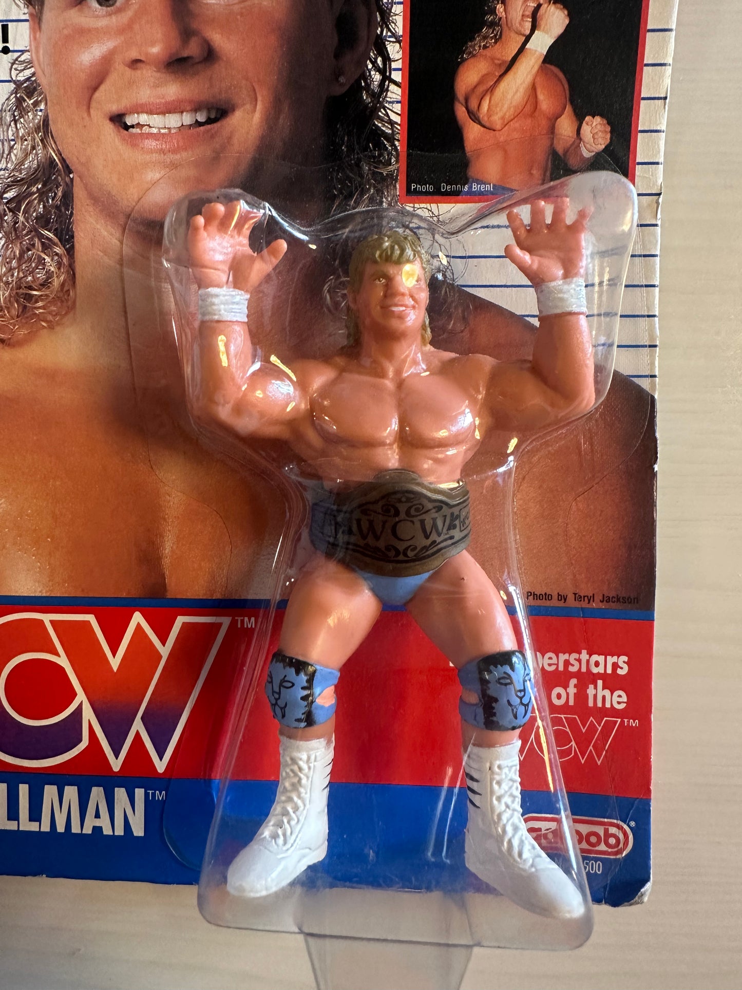 Brian Pillman WCW Galoob Blue Trunks UK Exclusive