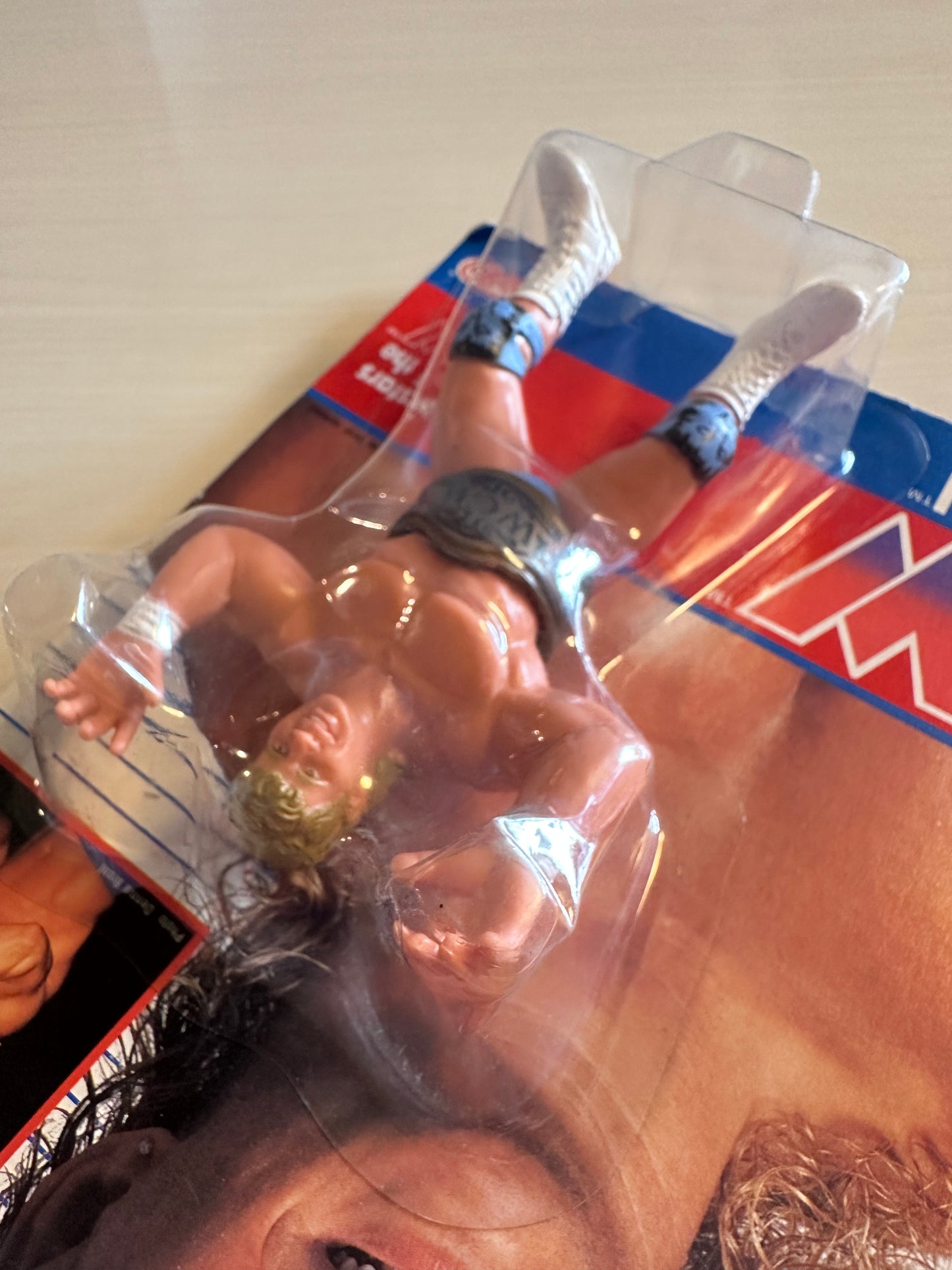 Brian Pillman WCW Galoob Blue Trunks UK Exclusive