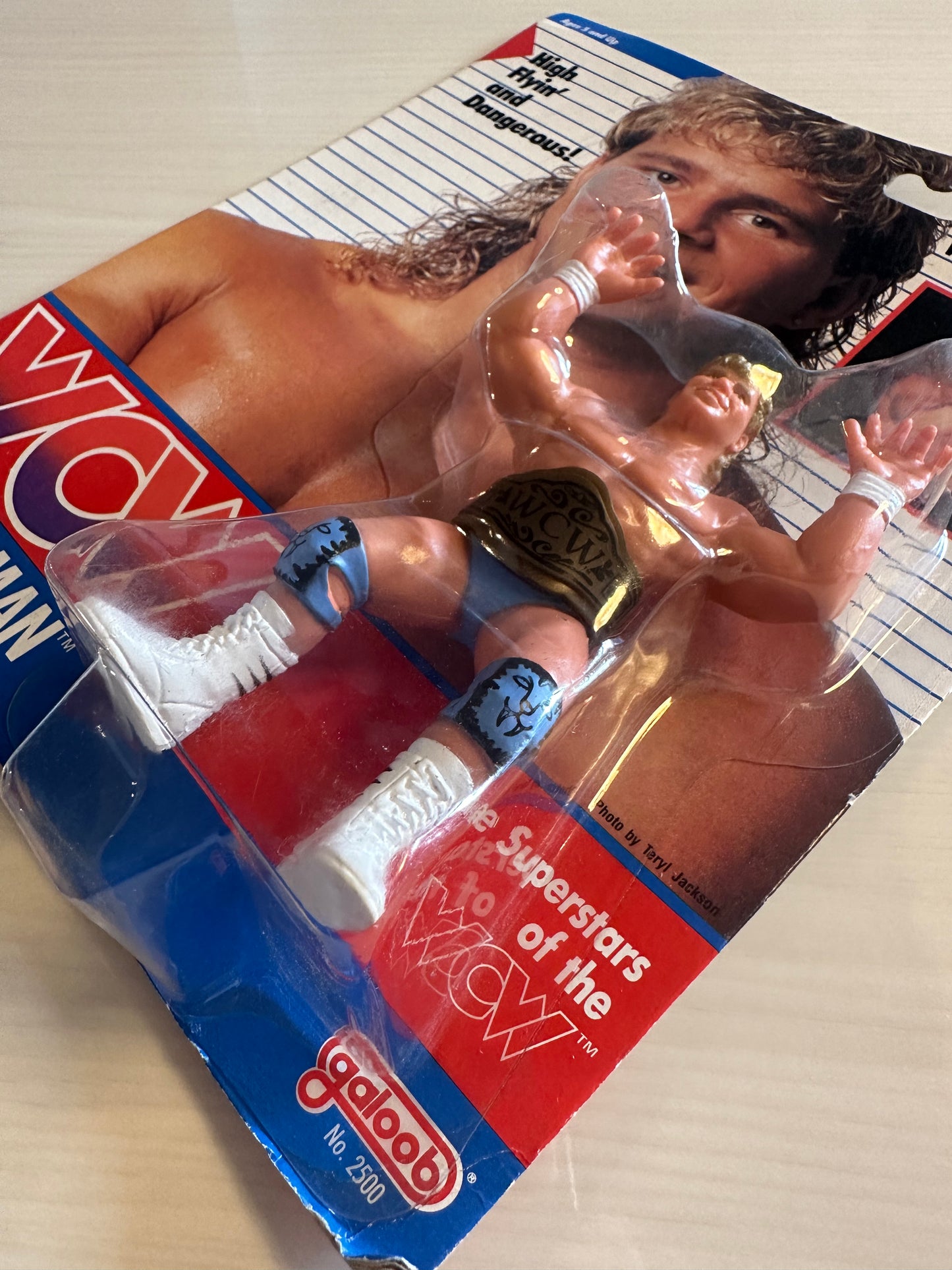 Brian Pillman WCW Galoob Blue Trunks UK Exclusive