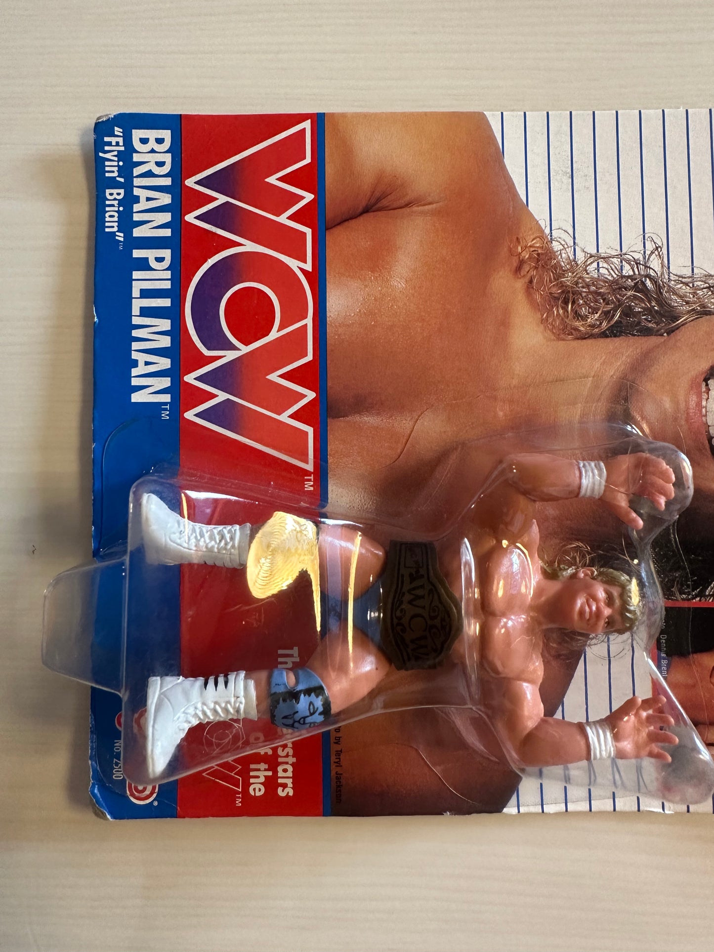 Brian Pillman WCW Galoob Blue Trunks UK Exclusive