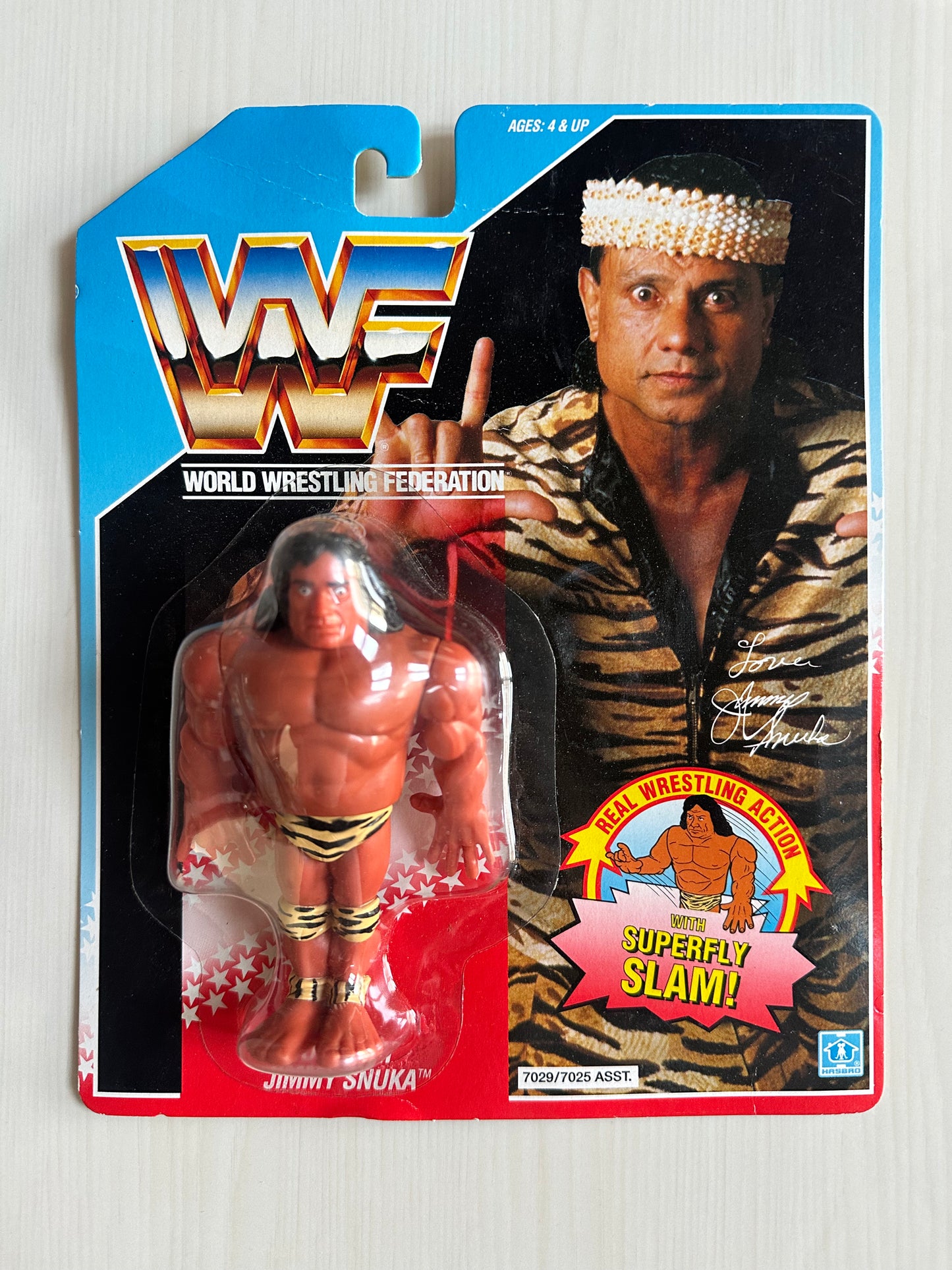 Superfly Jimmy Snuka Series 2 WWF Hasbro