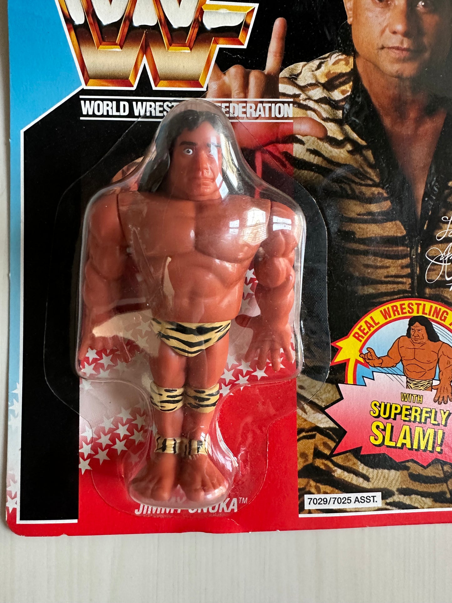 Superfly Jimmy Snuka Series 2 WWF Hasbro