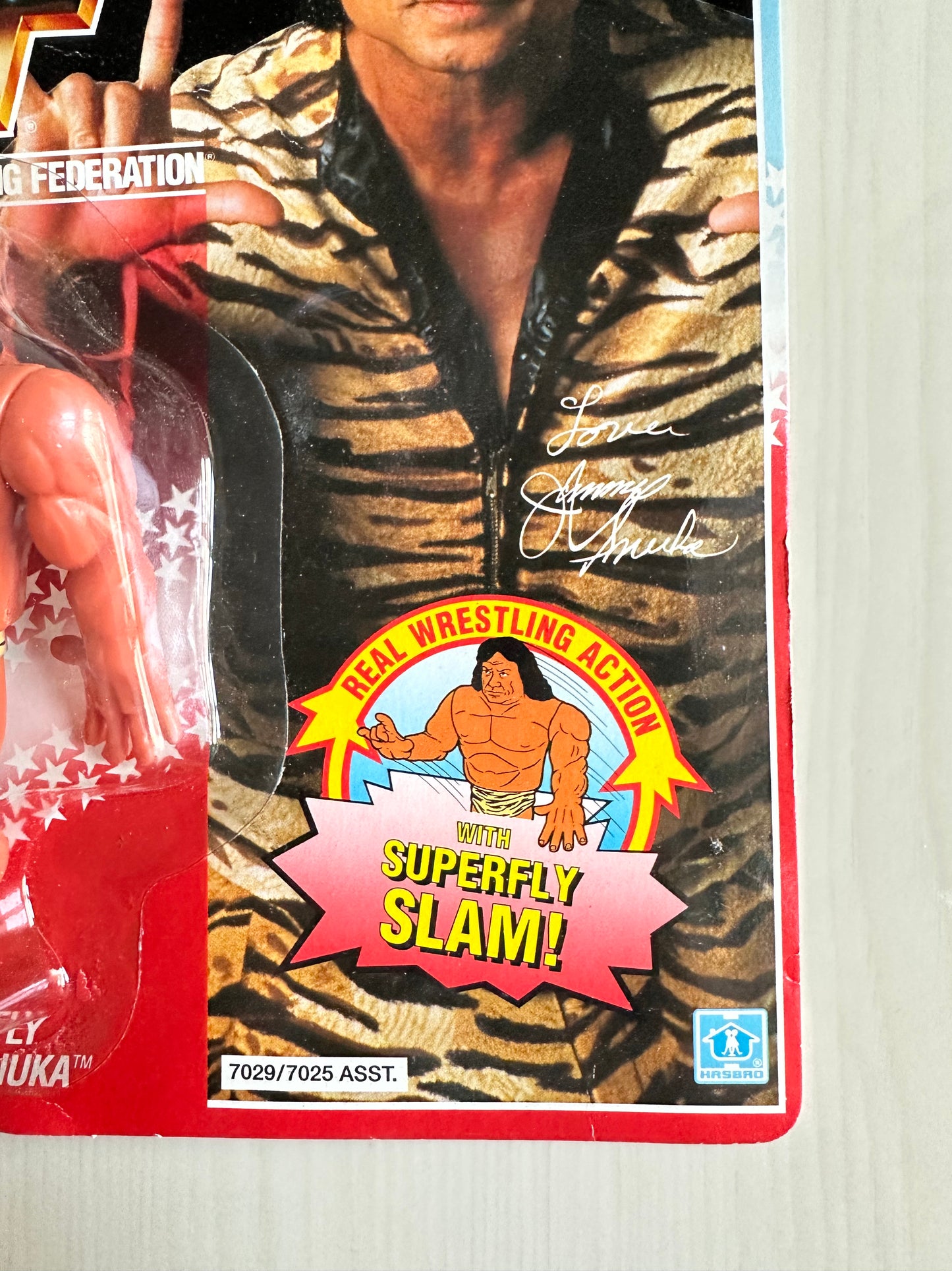 Superfly Jimmy Snuka Series 2 WWF Hasbro