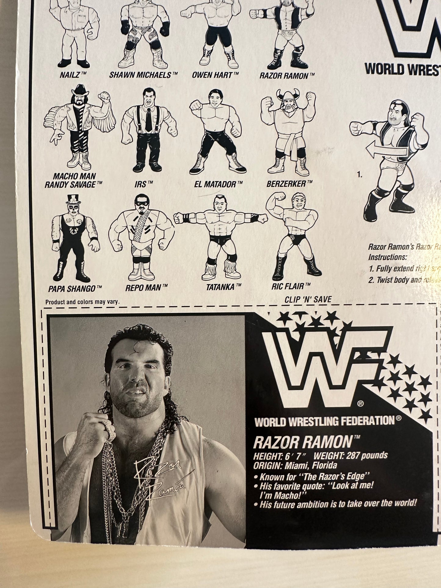 Razor Ramon Series 7 WWF Hasbro