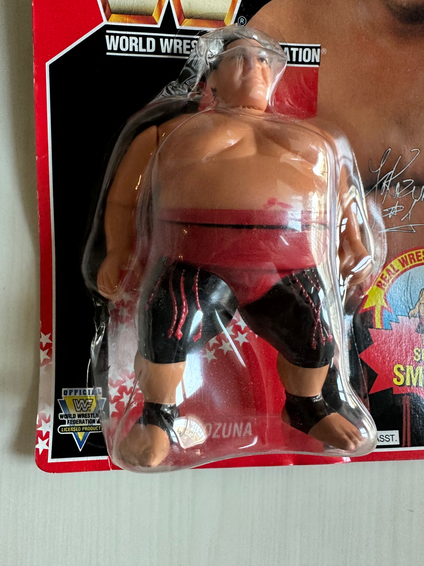 Yokozuna Series 8 WWF Hasbro MOC figure