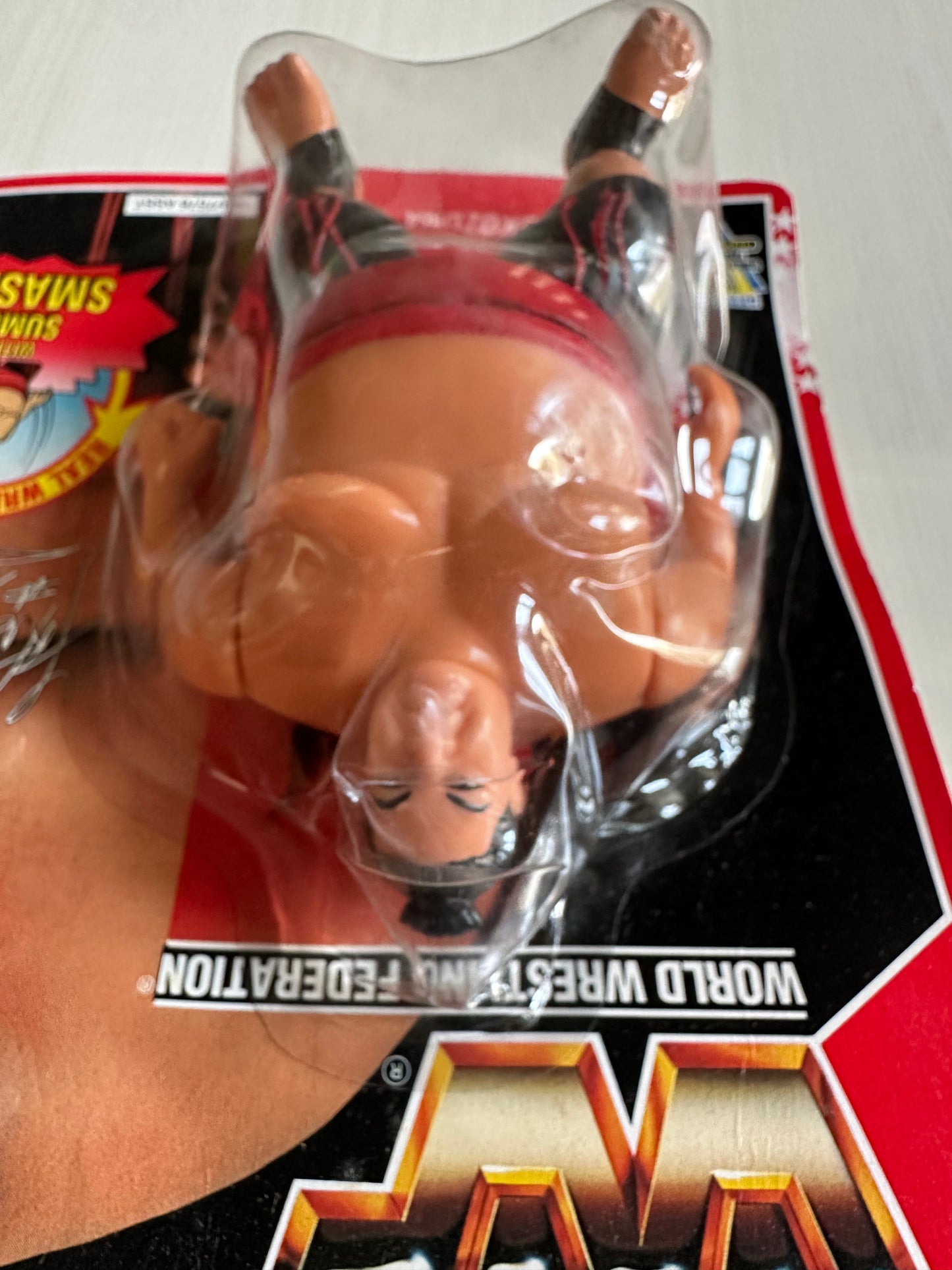 Yokozuna Series 8 WWF Hasbro MOC figure