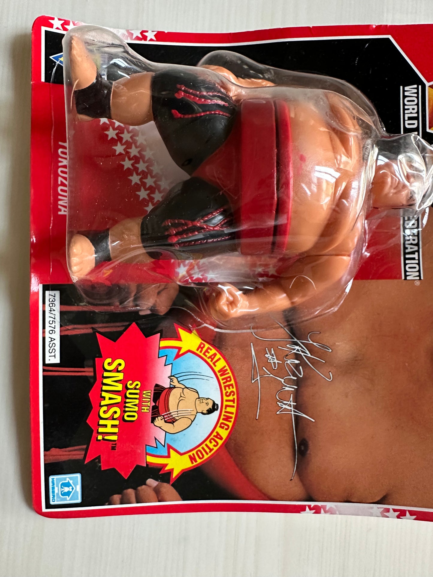 Yokozuna Series 8 WWF Hasbro MOC figure
