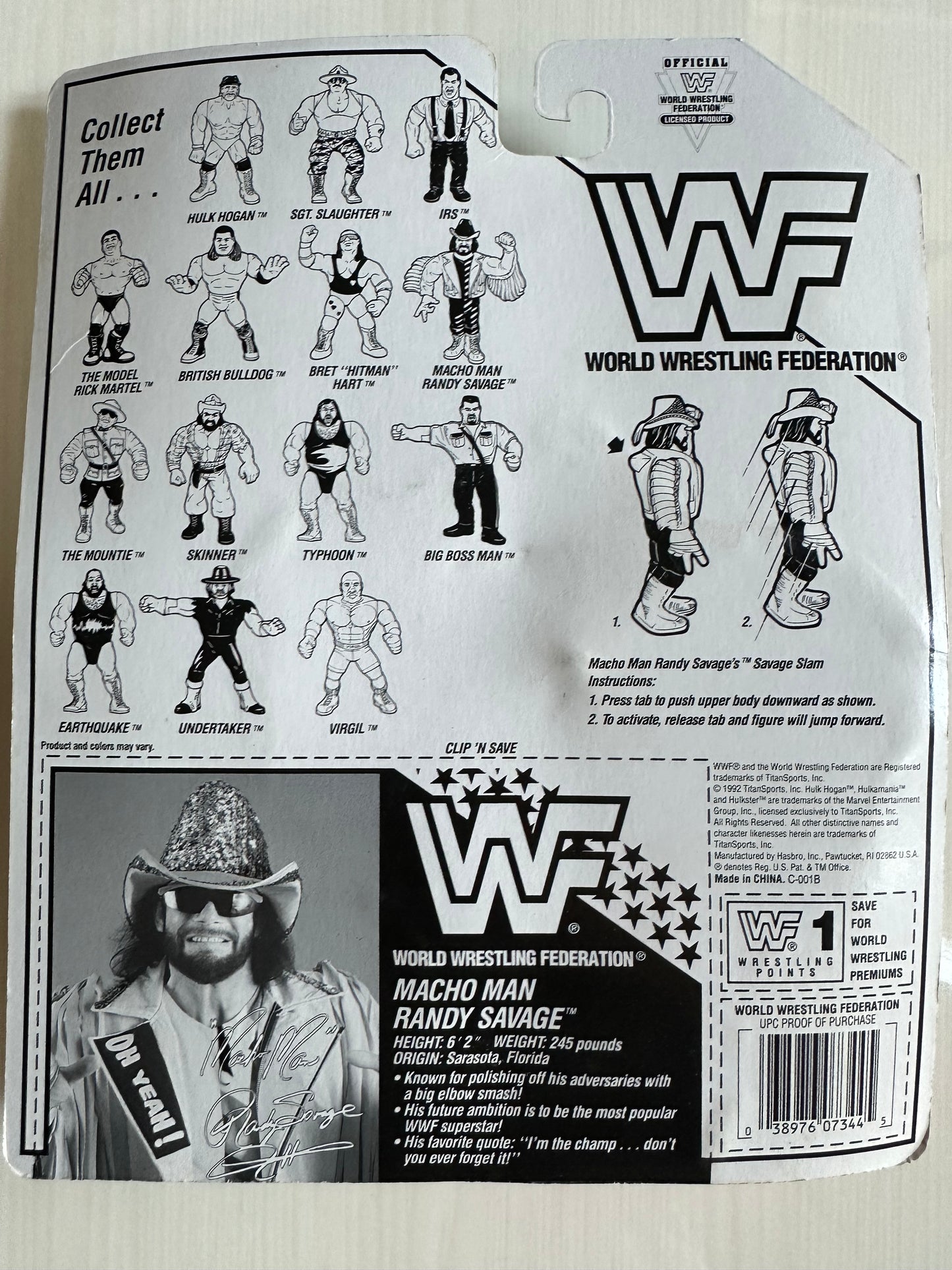 Macho Man Randy Savage Series 5 WWF Hasbro