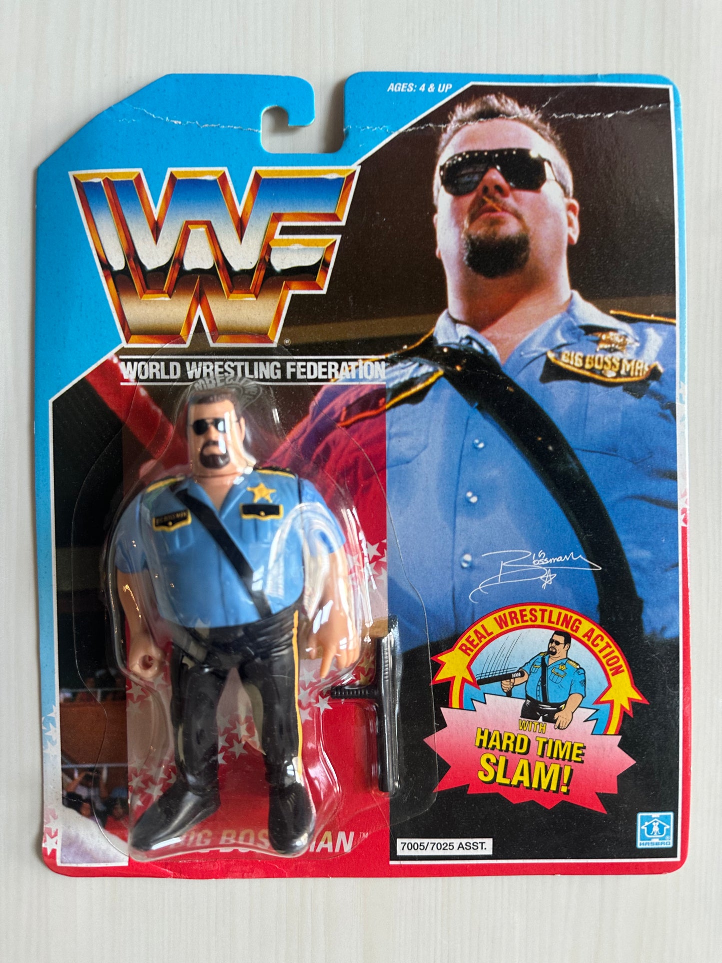 Big Boss Man Series 1 WWF Hasbro MOC figure